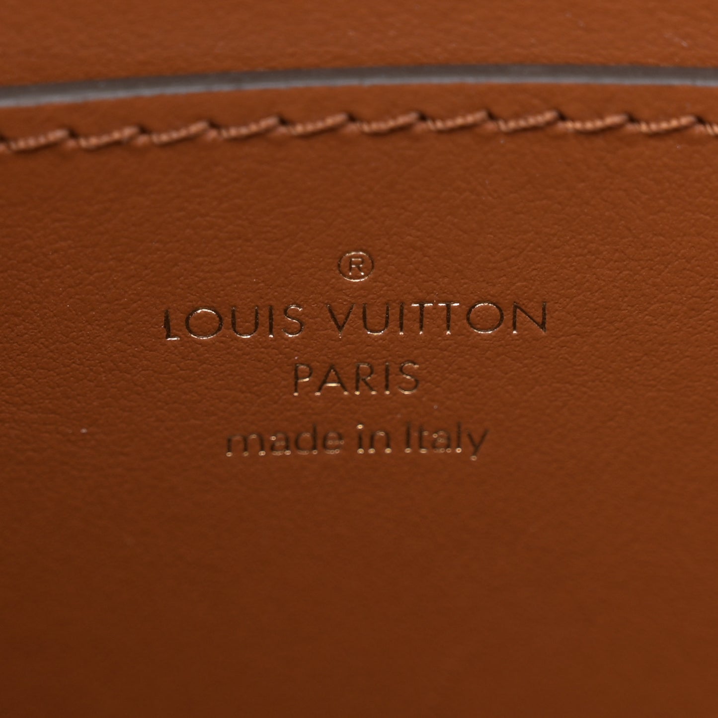 Canvas Smooth Calfskin LV Pont 9 Soft MM Caramel Brown