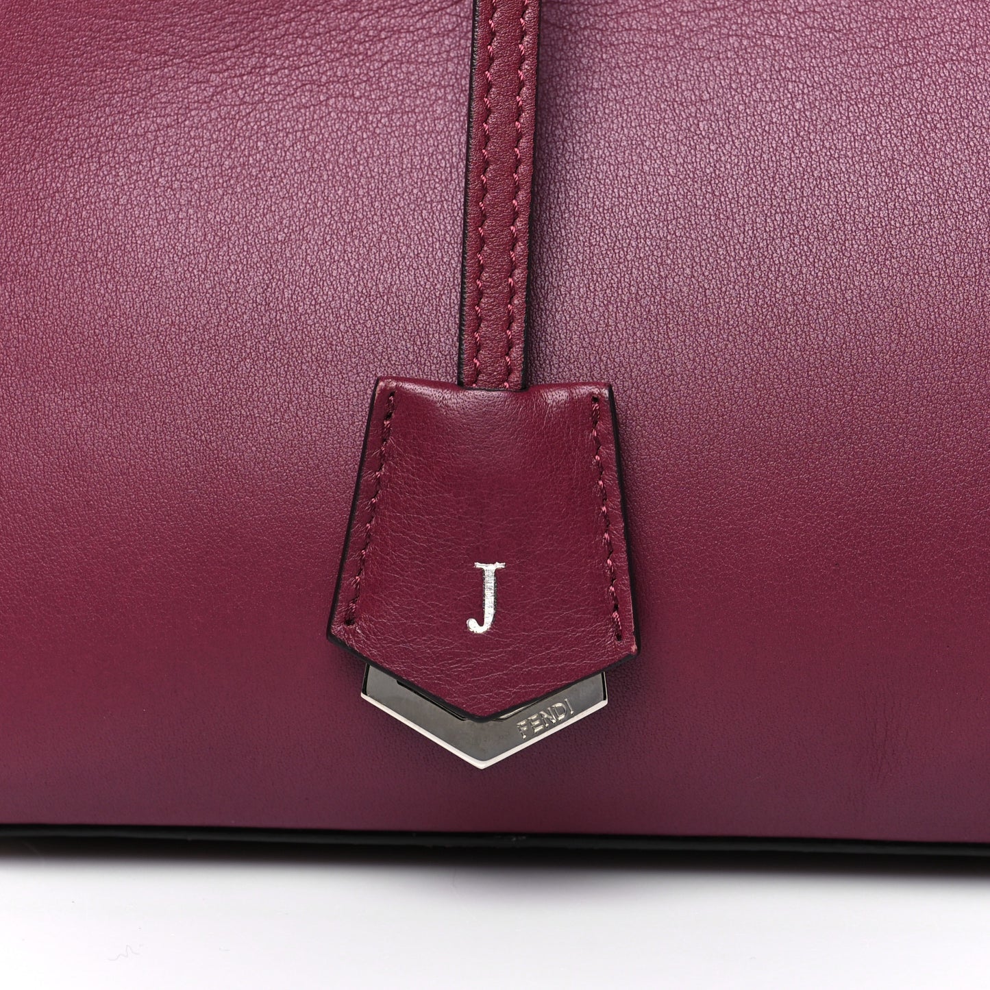 Vitello Dolce Marmol Shiny Nappa Petite 3Jours Tote Bordeaux