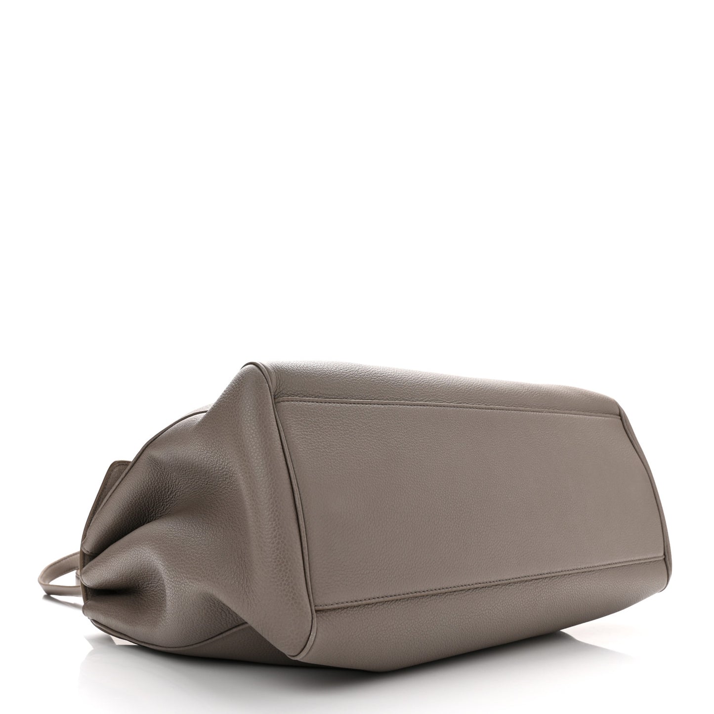 Supple Grained Calfskin Large Soft 16 Bag Pebble