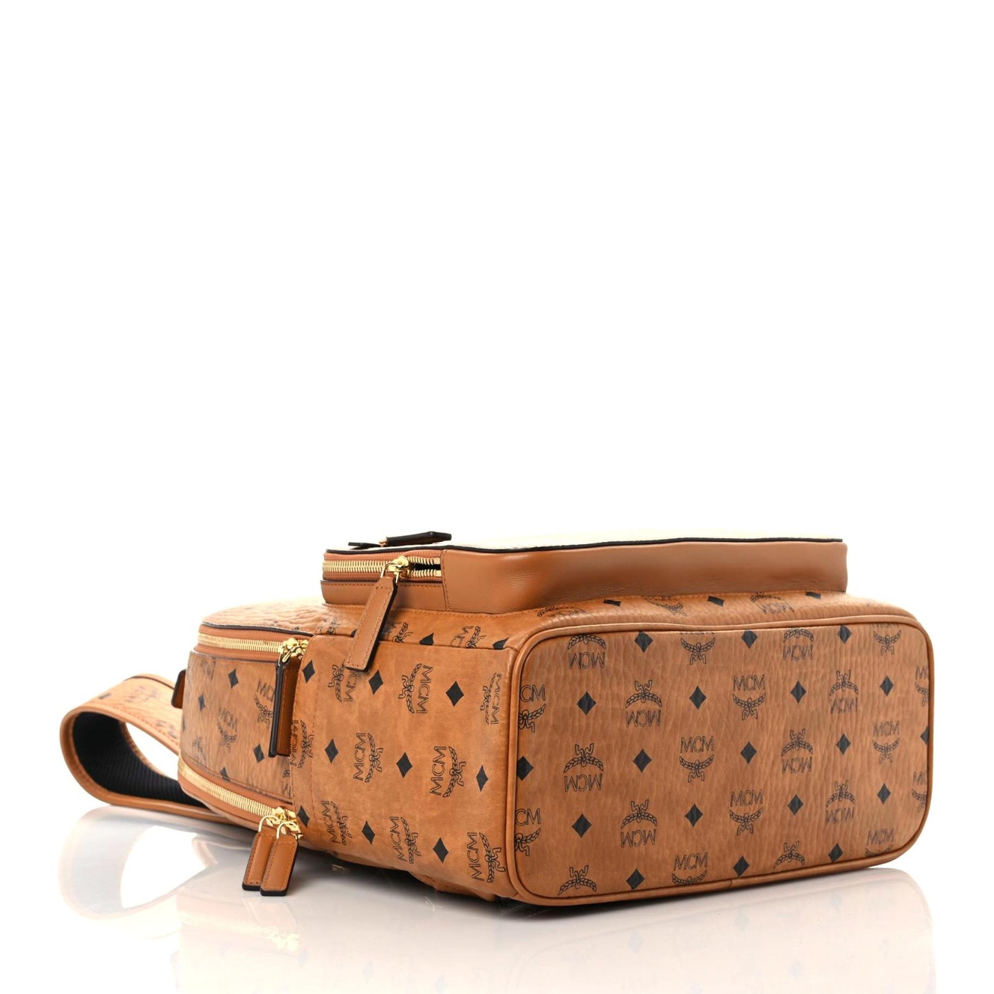 Visetos Mens Medium Stark Backpack Cognac