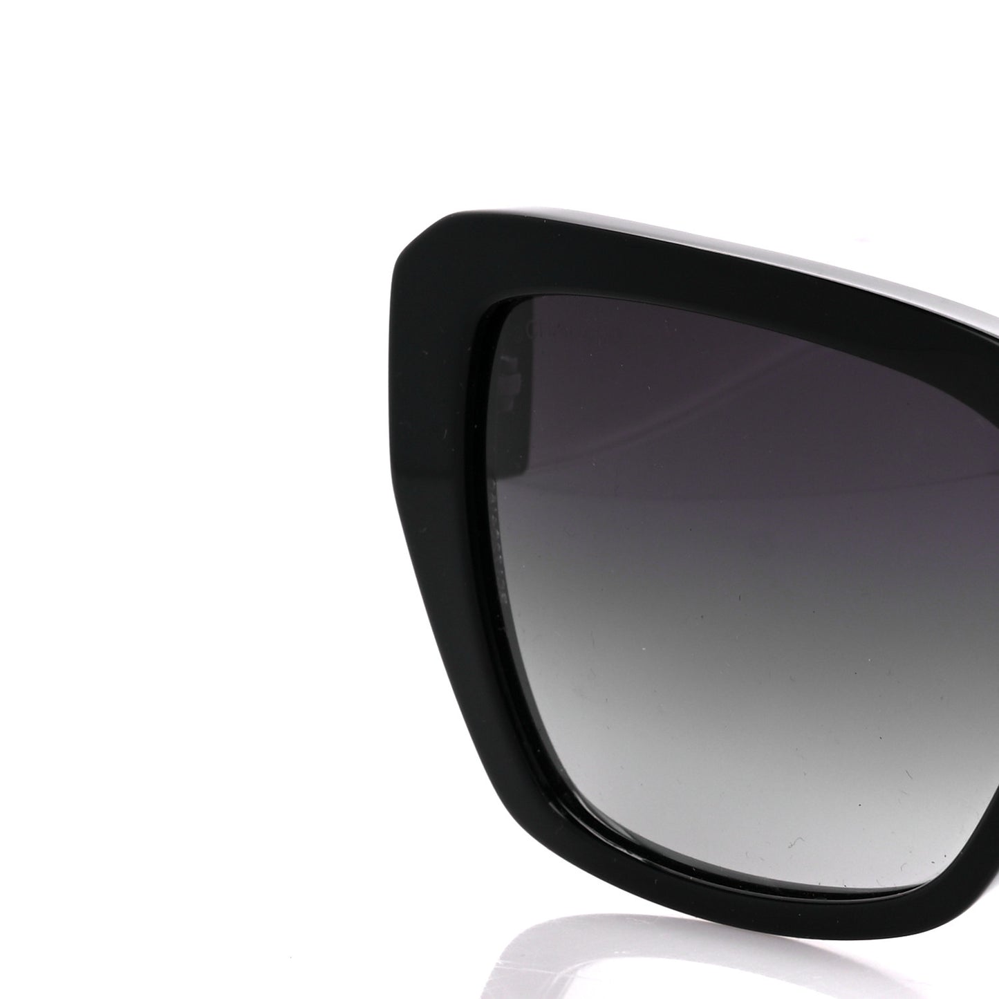 Acetate Square CC Sunglasses 40988 Black