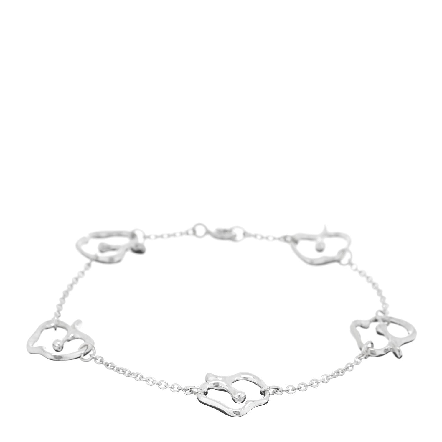 Tiffany Sterling Silver Elsa Peretti Apple Bracelet 1561478