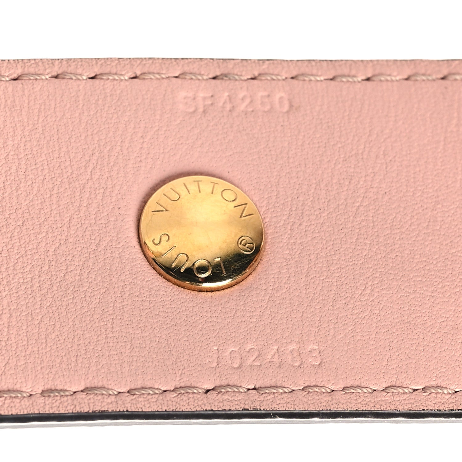 Louis Vuitton Monogram Adjustable Bandouliere Shoulder Strap Rose Ballerine 5 of 6