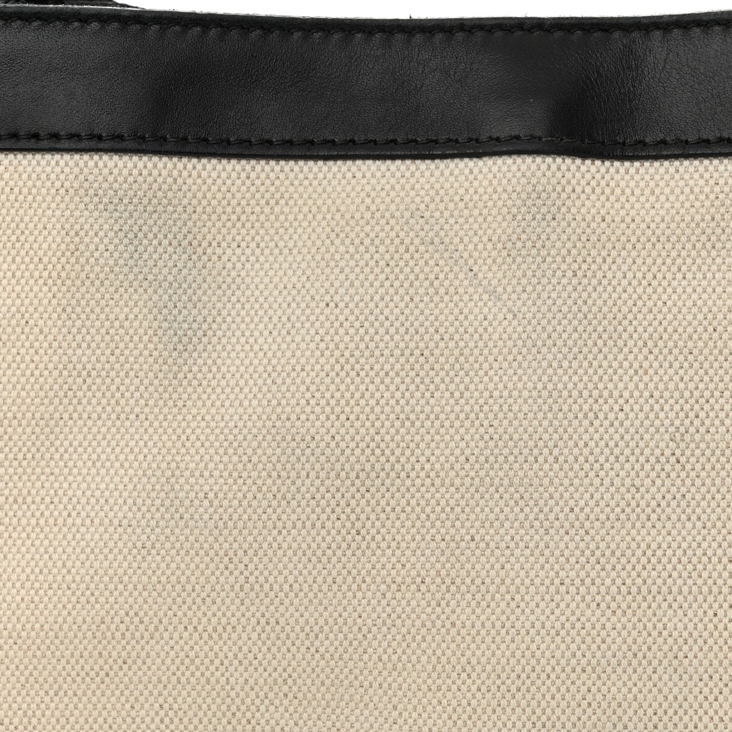 Cotton Canvas Pochette Crossbody Bag Black