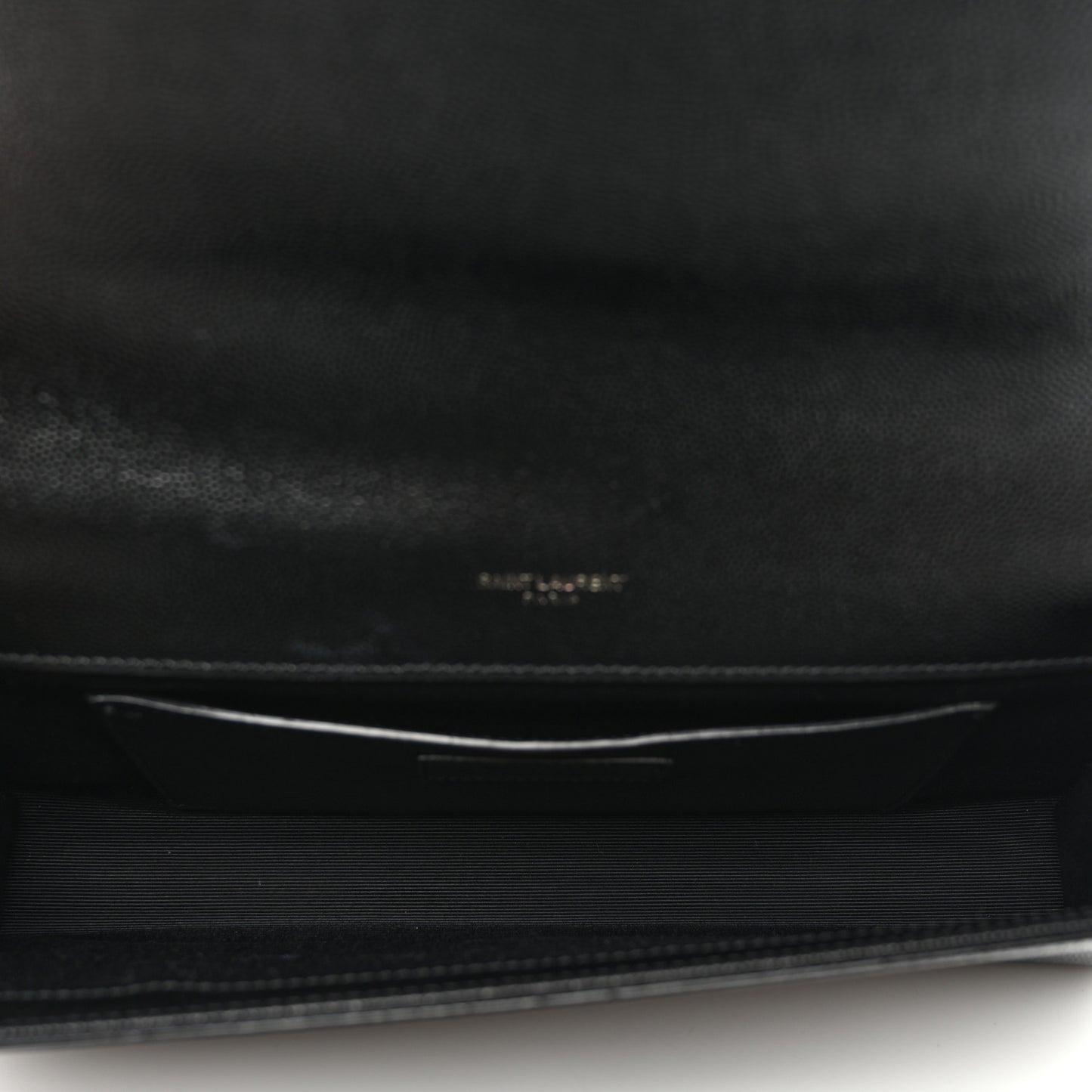 Grain De Poudre Monochrome Monogram Cassandre Clutch Black