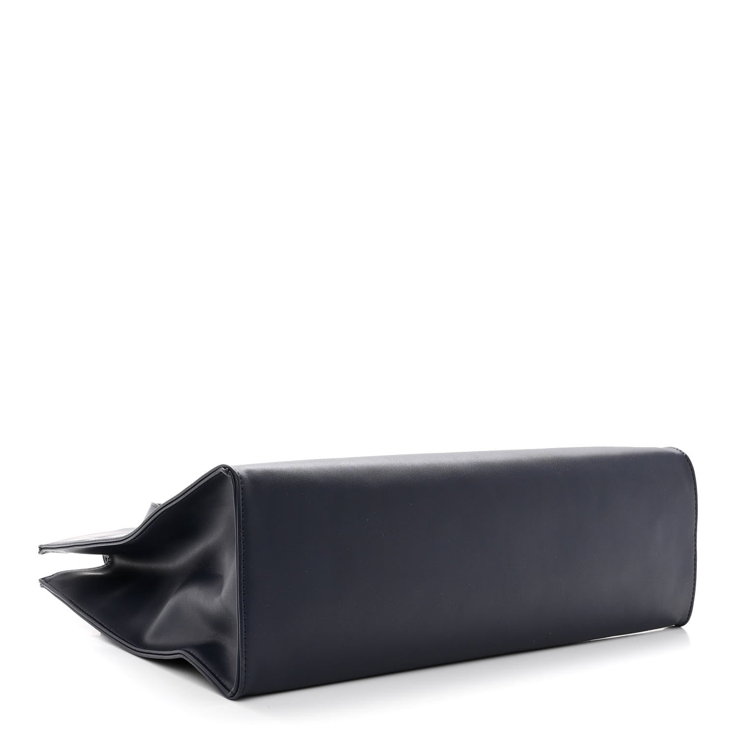 Telfar Vegan Leather Medium Shopping Bag Navy 4 of 9