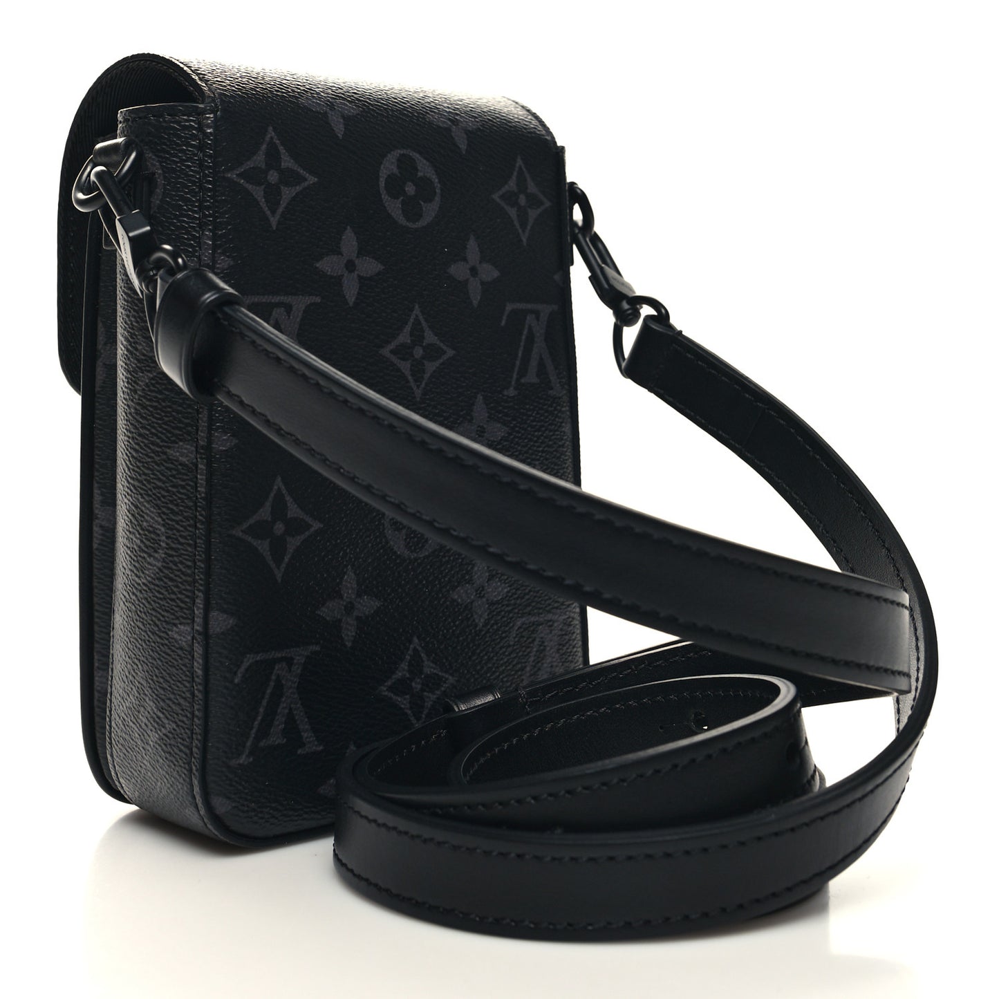 Taurillon Monogram S Lock Wearable Wallet Black