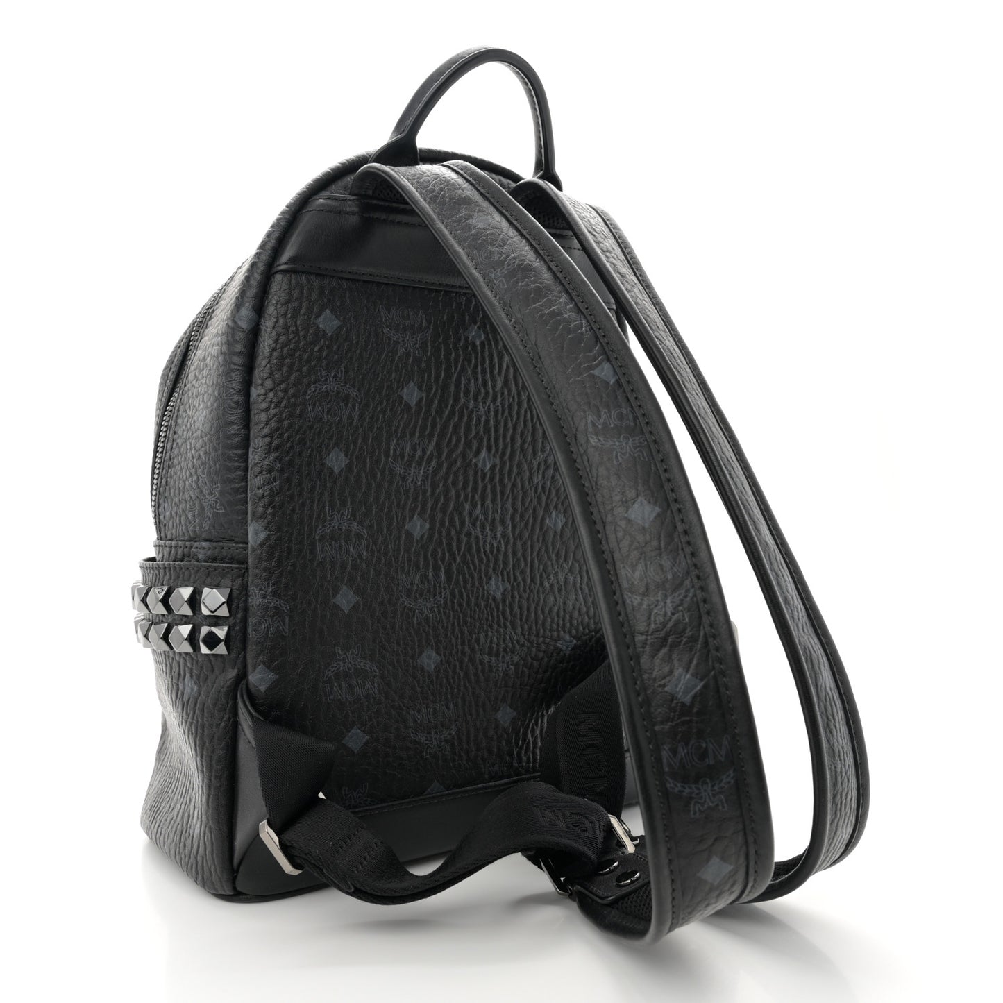 Visetos Small Side Stud Stark Backpack Black