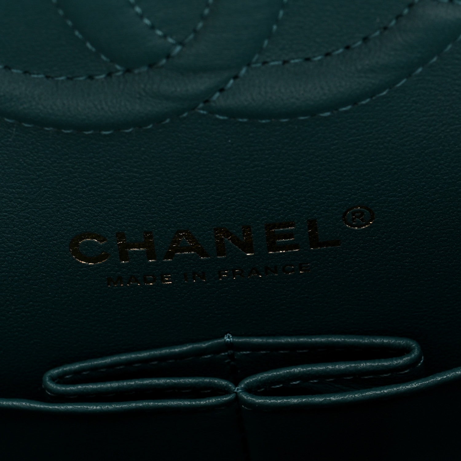 Chanel Shaded Patent Calfskin Quilted Medium Double Flap Green Blue 6 of 11