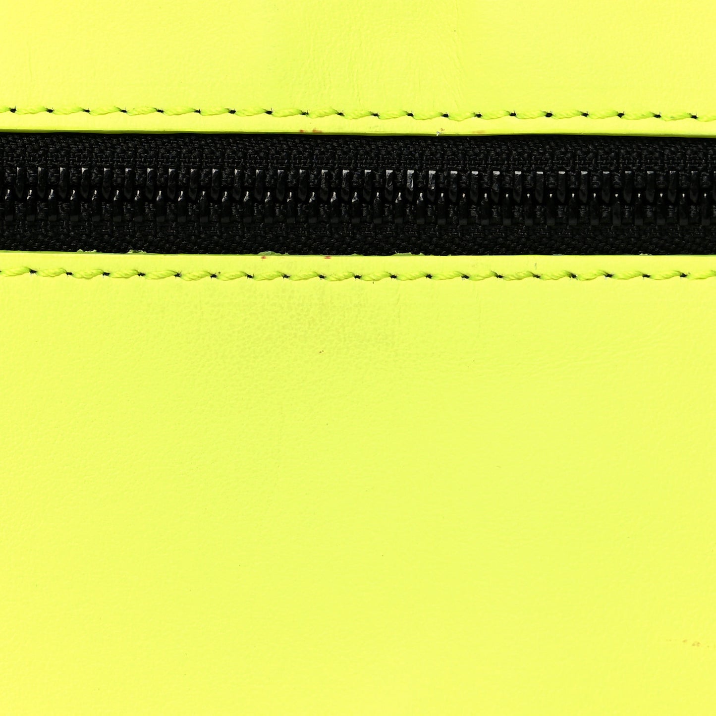 Calfskin Embossed Leg Pouch Fluo Yellow