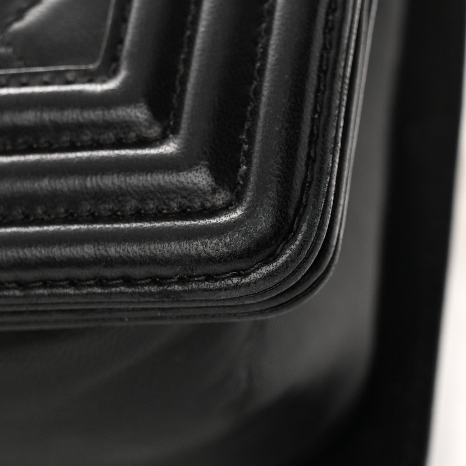 Chanel Lambskin Quilted Medium Boy Flap Black 14 of 18