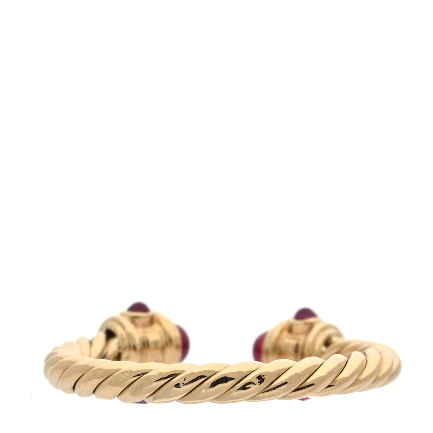 18K Yellow Gold Ruby Renaissance Ring 48 4.5