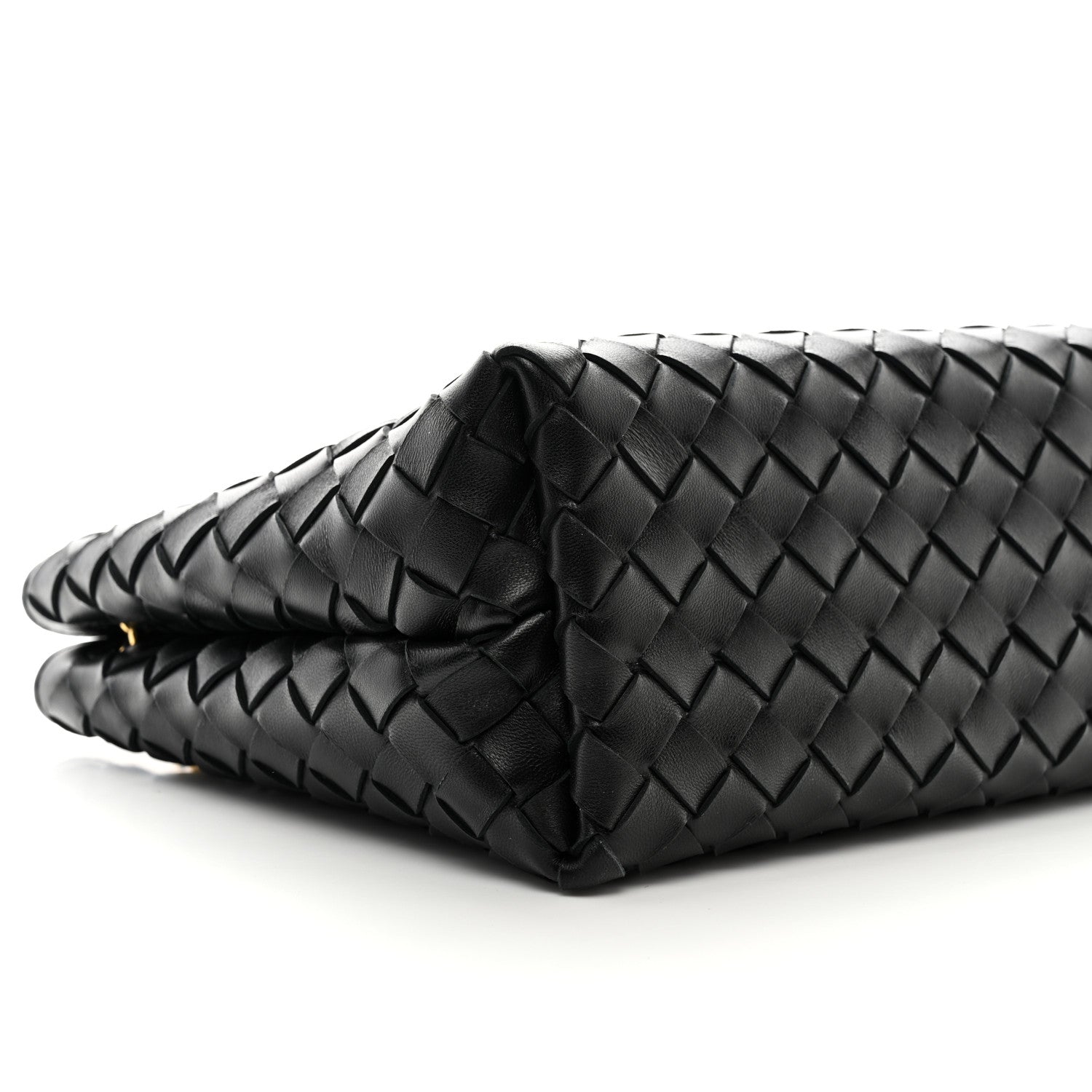 Bottega Veneta Nappa Intrecciato Small Andiamo With Chain Shoulder Bag Black 9 of 10