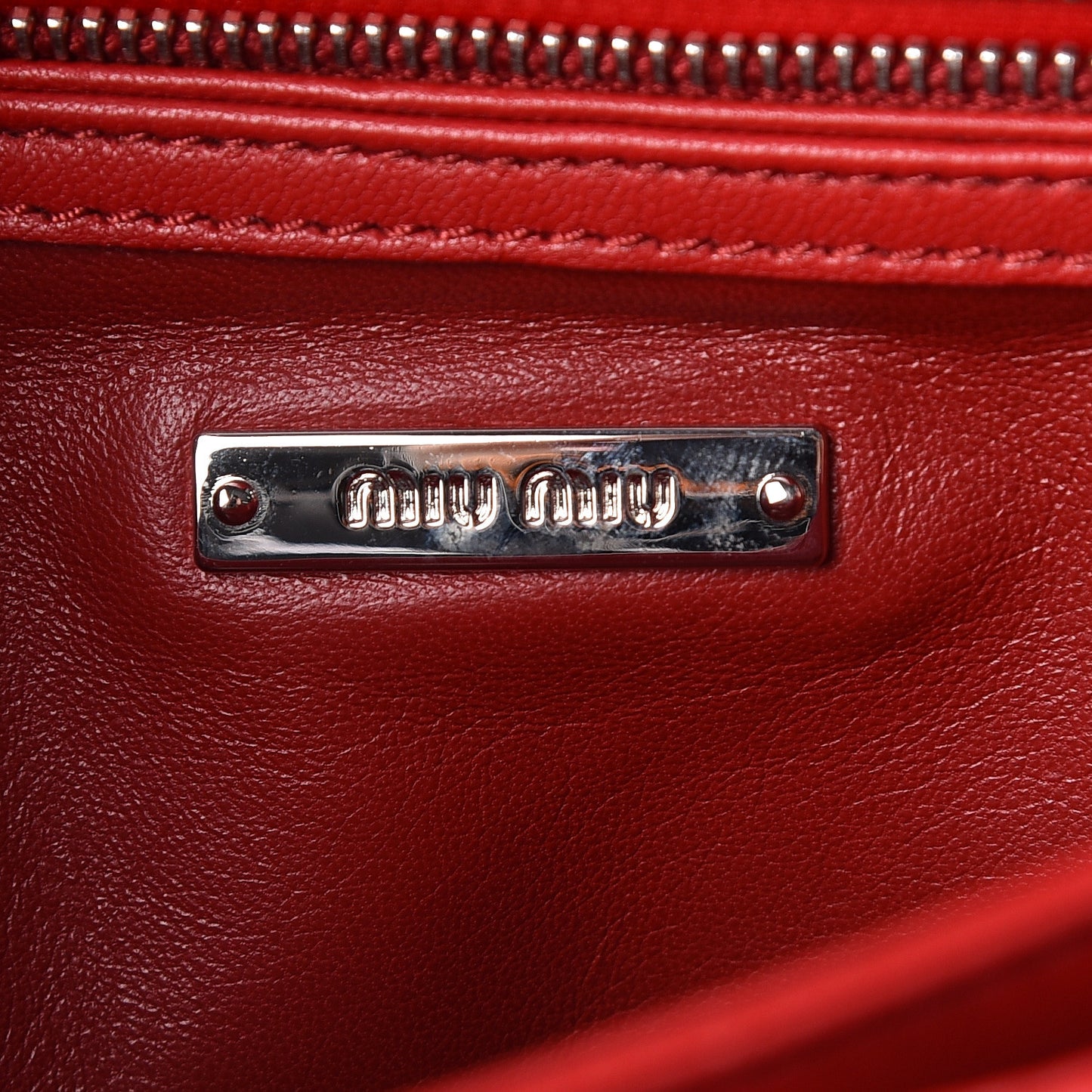 Nappa Matelasse Club Shoulder Bag Fuoco