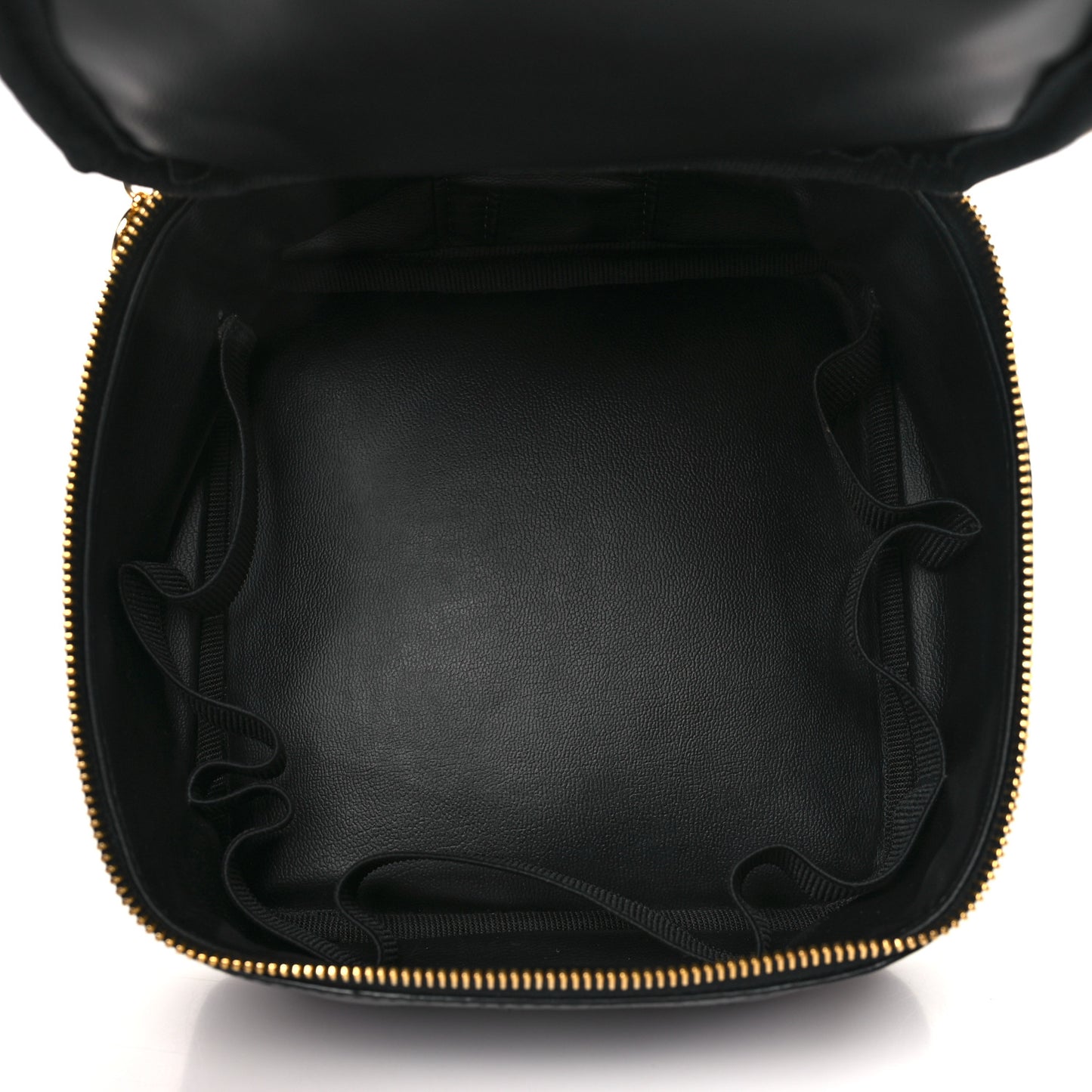 Patent Vanity Cosmetic Case Black