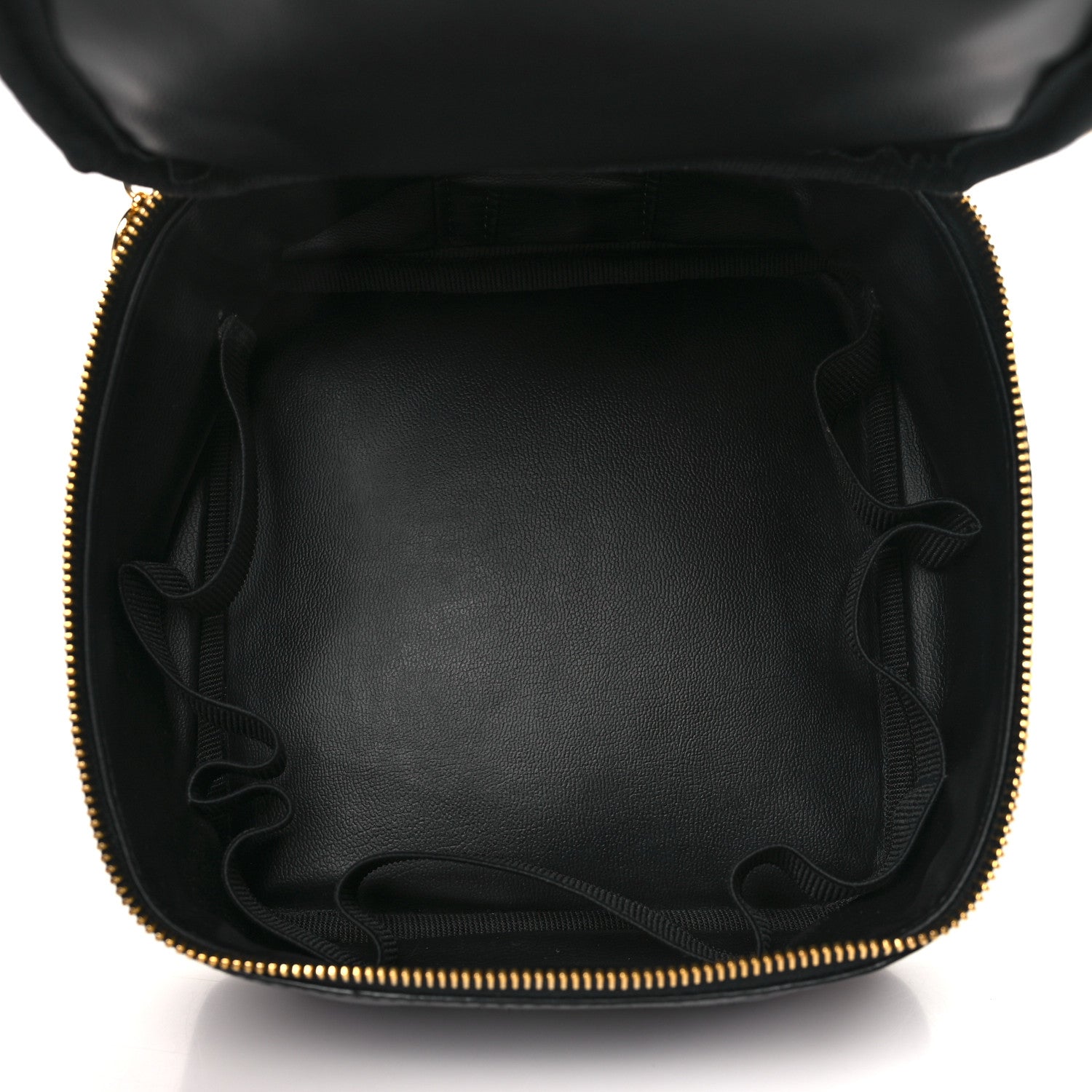 Chanel Patent Vanity Cosmetic Case Black 5 of 10