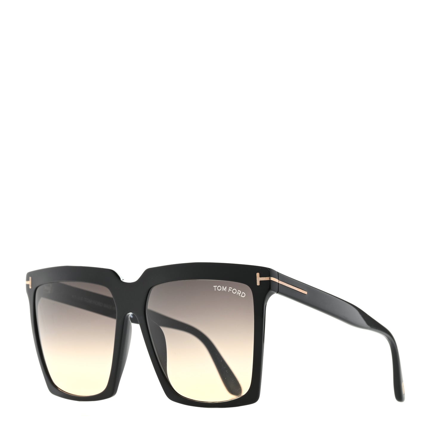 Acetate Sabrina Square Sunglasses TF764 Black