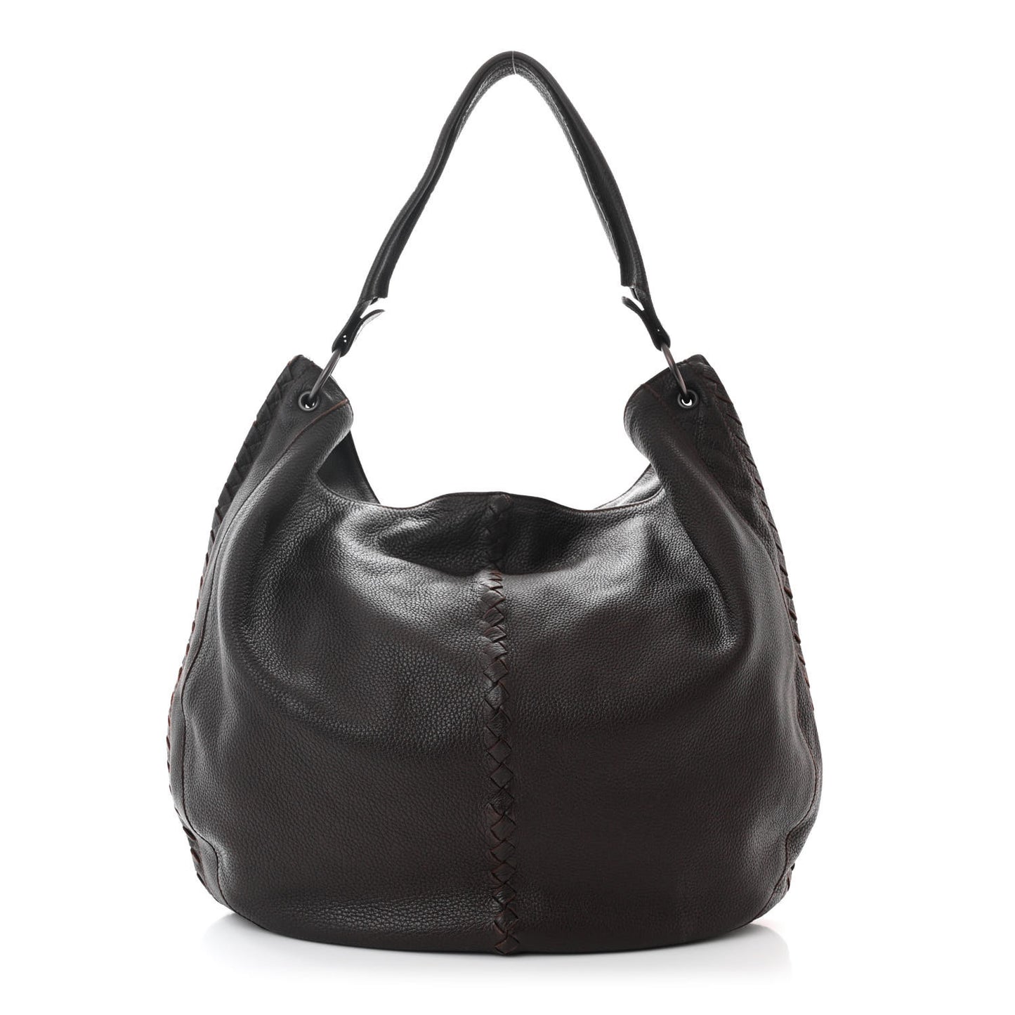 Cervo Deerskin Hobo Ebano