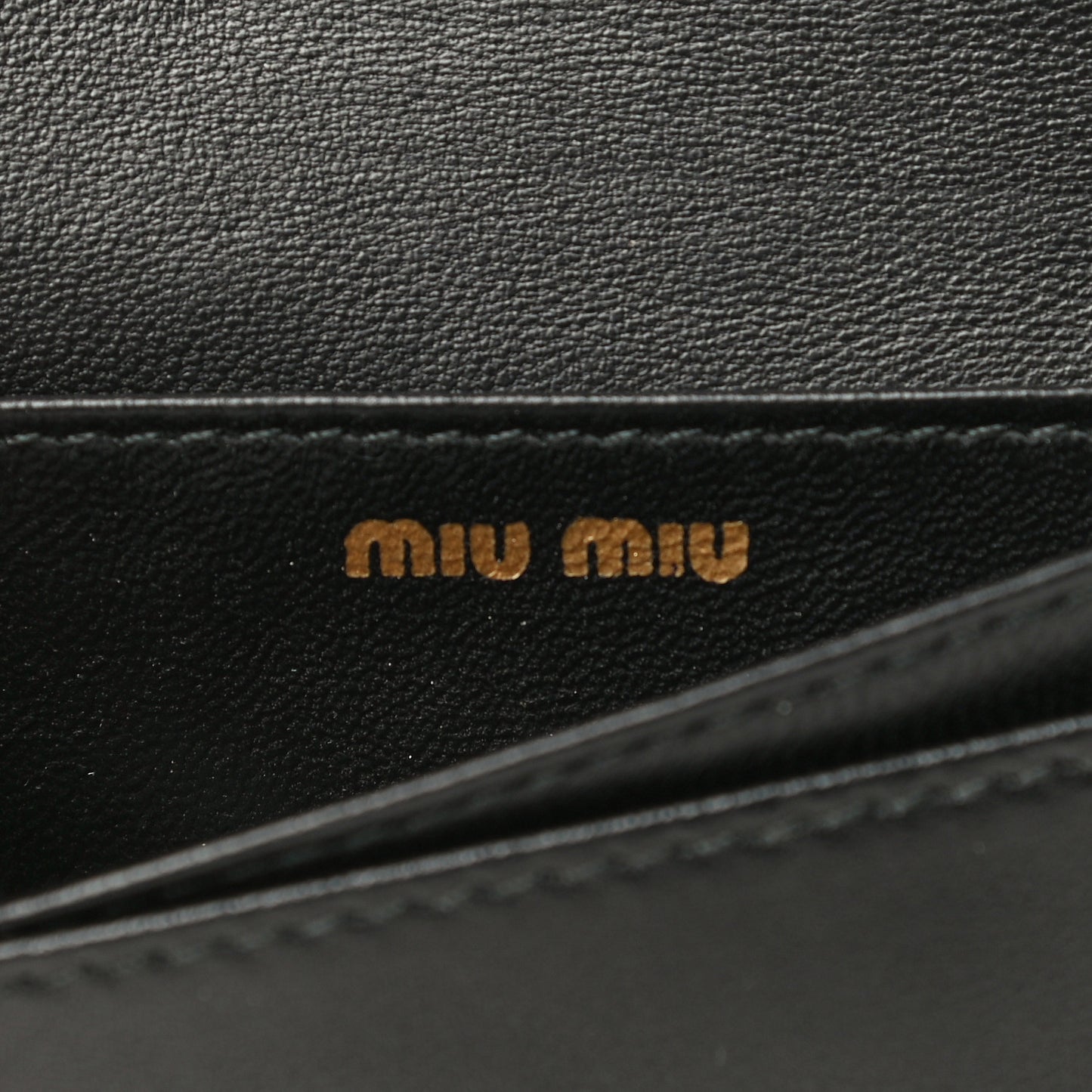 Nappa Impunture Flap Card Holder Key Ring Black