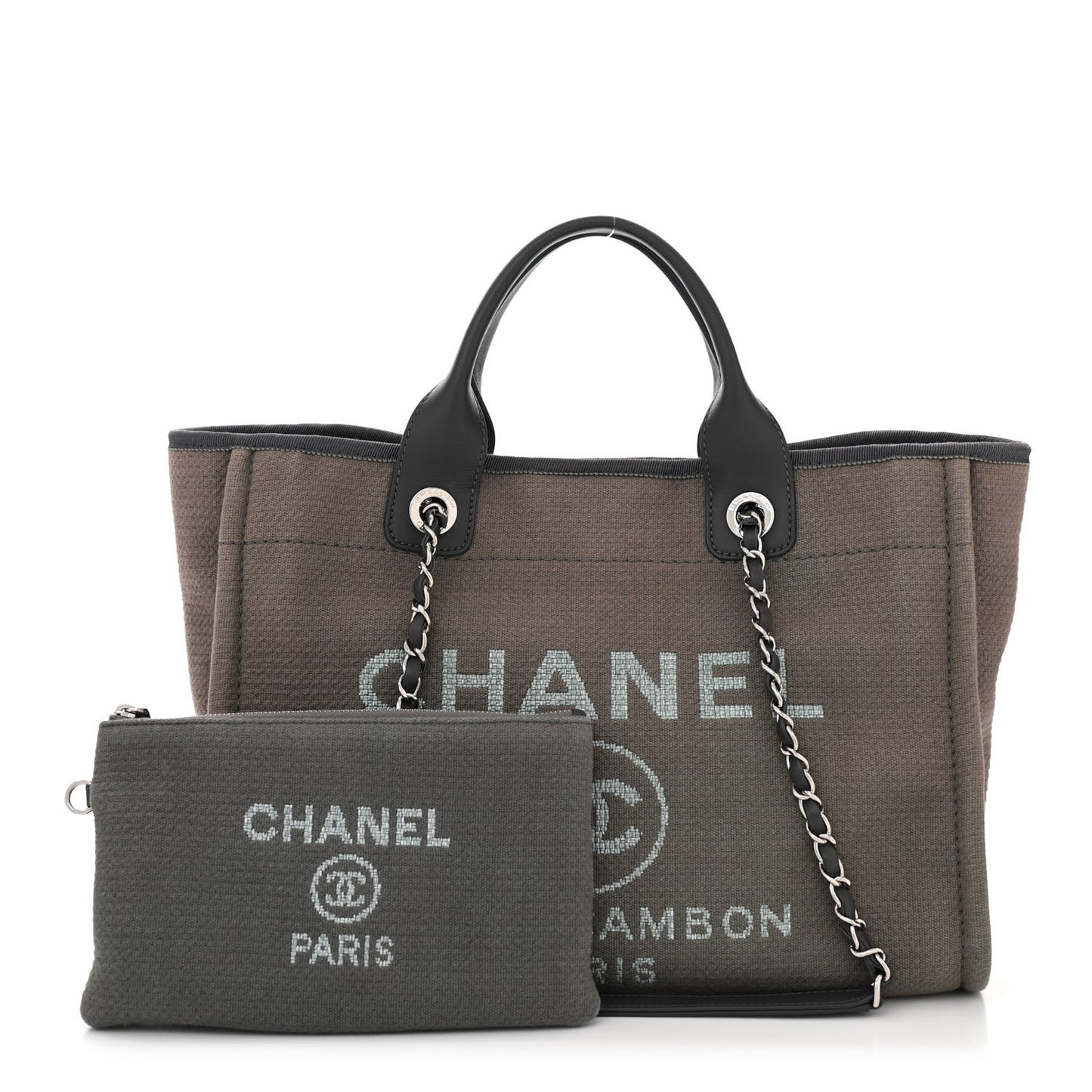 Mixed Fibers Small Deauville Tote Grey