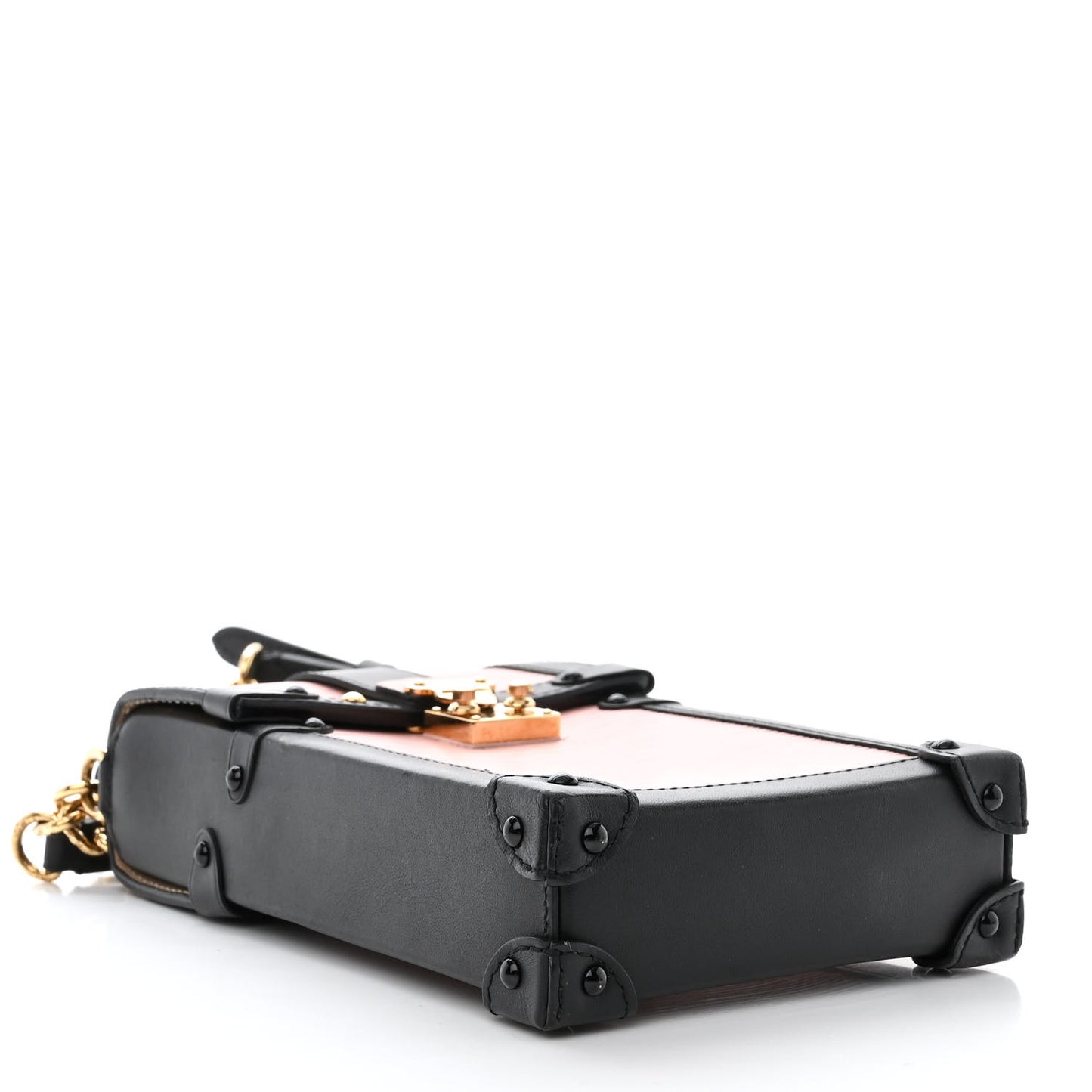 Epi Pochette Trunk Verticale Rose Ballerine