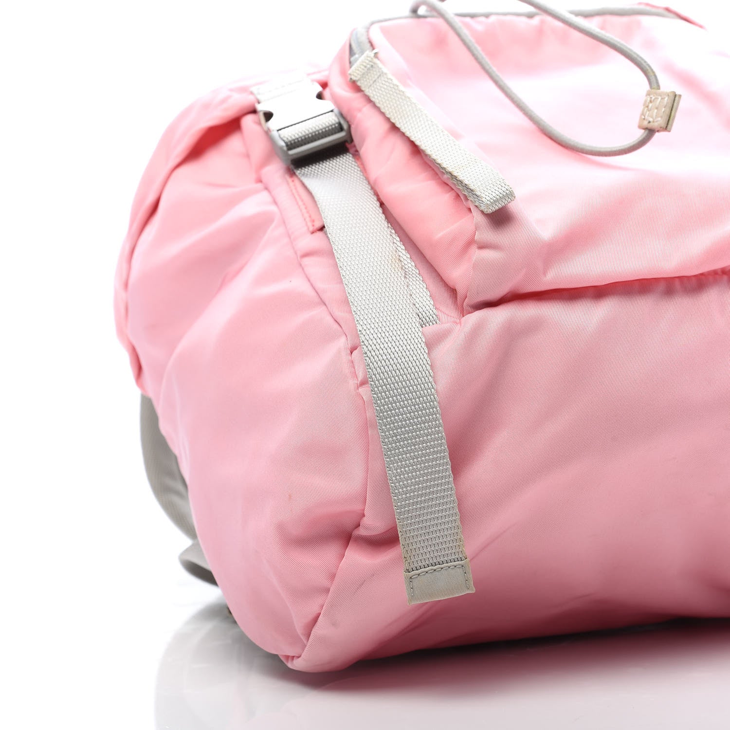 Prada Nylon Vela Double Buckle Backpack Pink 5 of 11