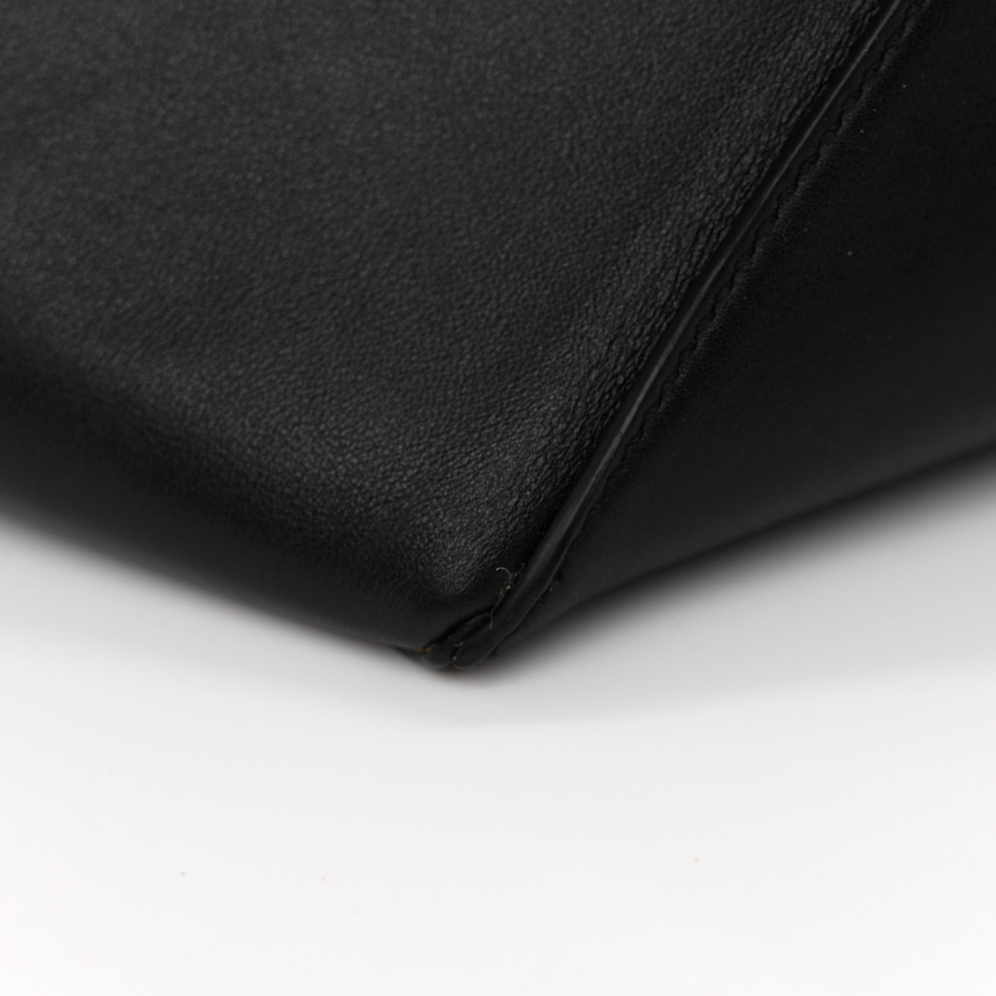 Shiny Calfskin XXL Puzzle Fold Tote Black