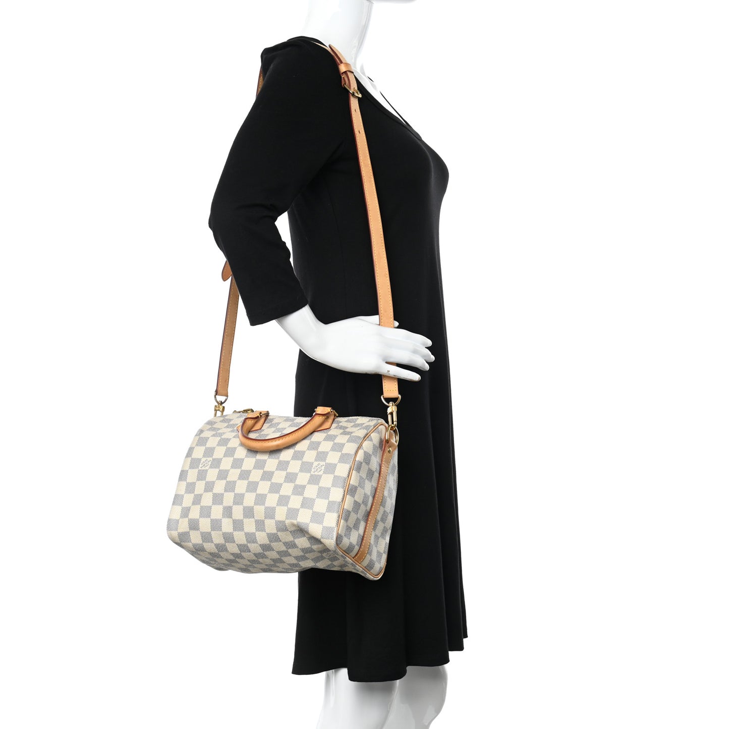 Damier Azur Speedy Bandouliere 25