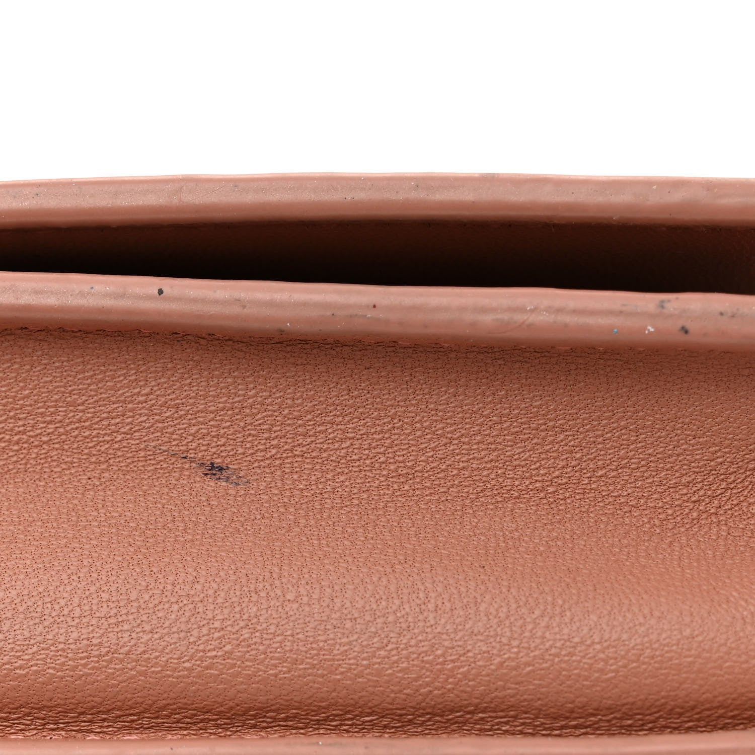 Bottega Veneta Nappa Intrecciato Checker Chain Wallet Beige Red 13 of 15