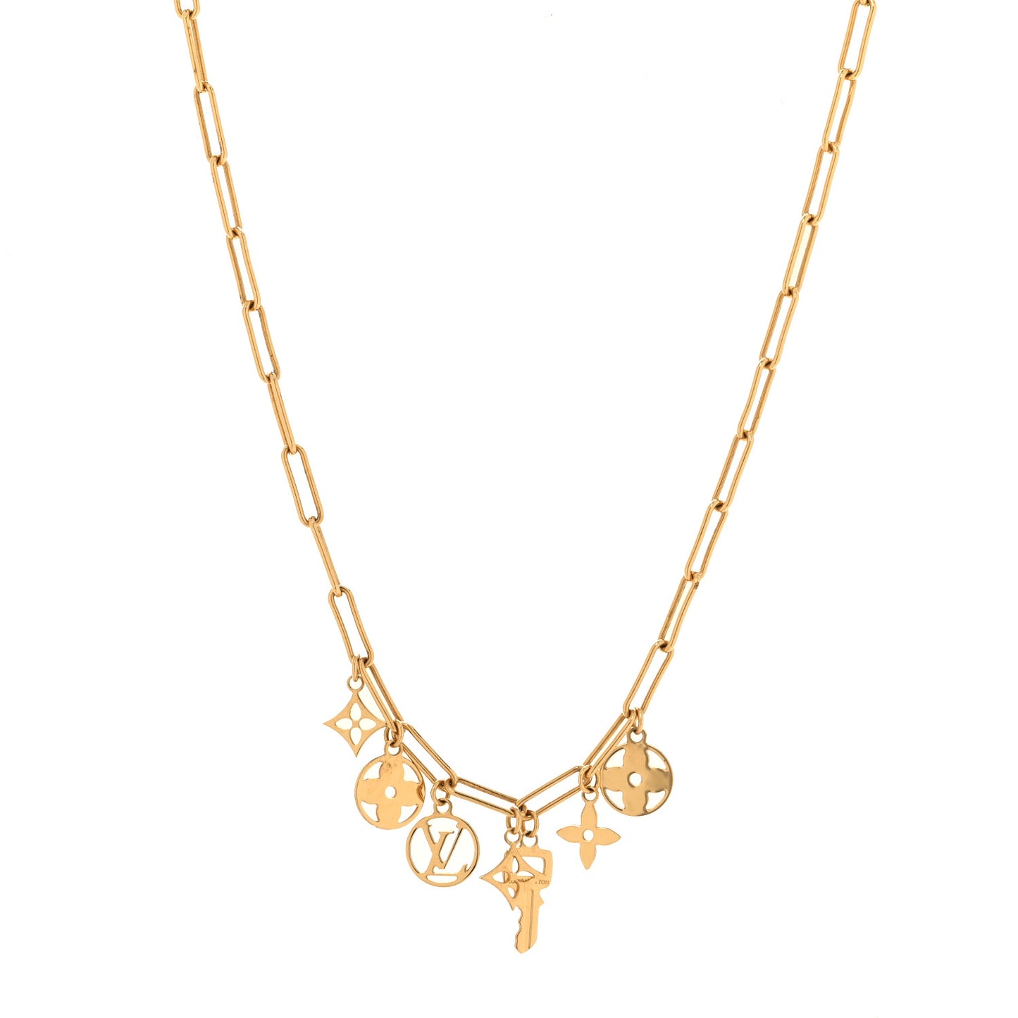 Metal Roman Holidays Necklace Gold