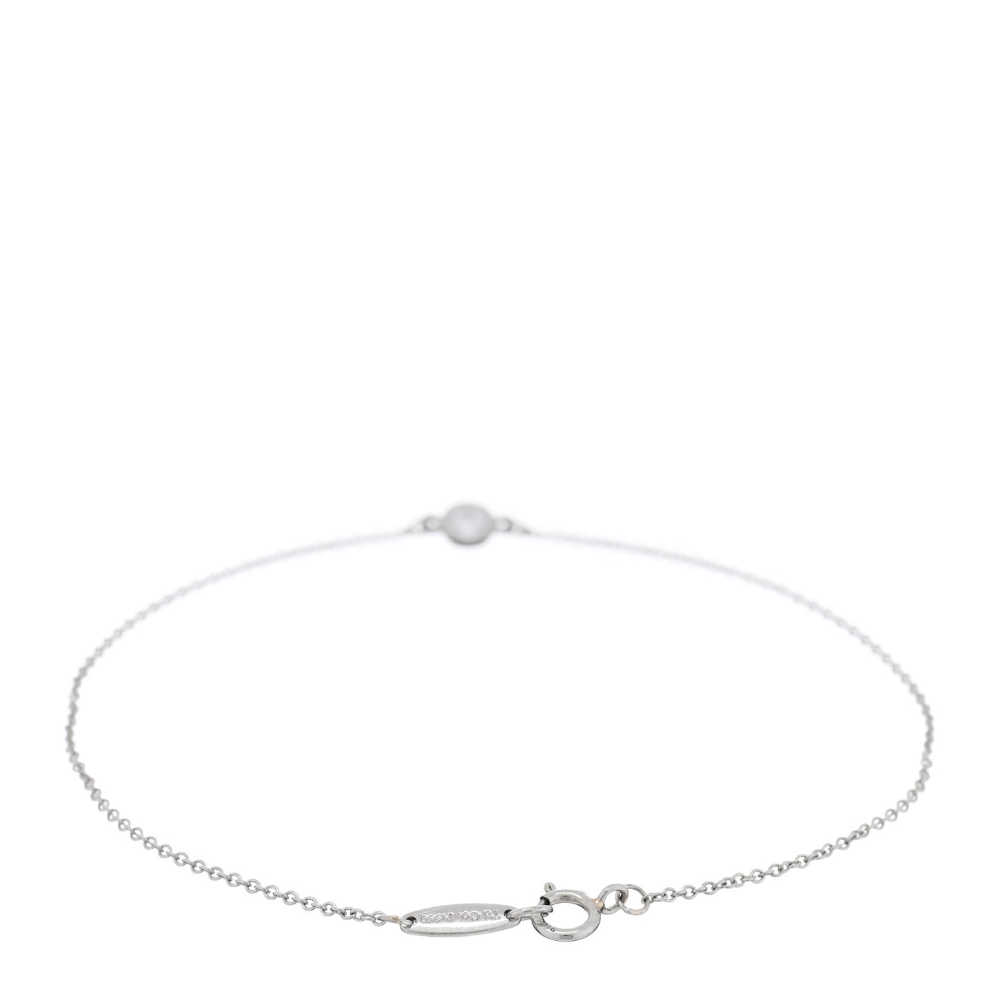 Platinum Diamond .08ct Elsa Peretti Diamonds by the Yard Bracelet