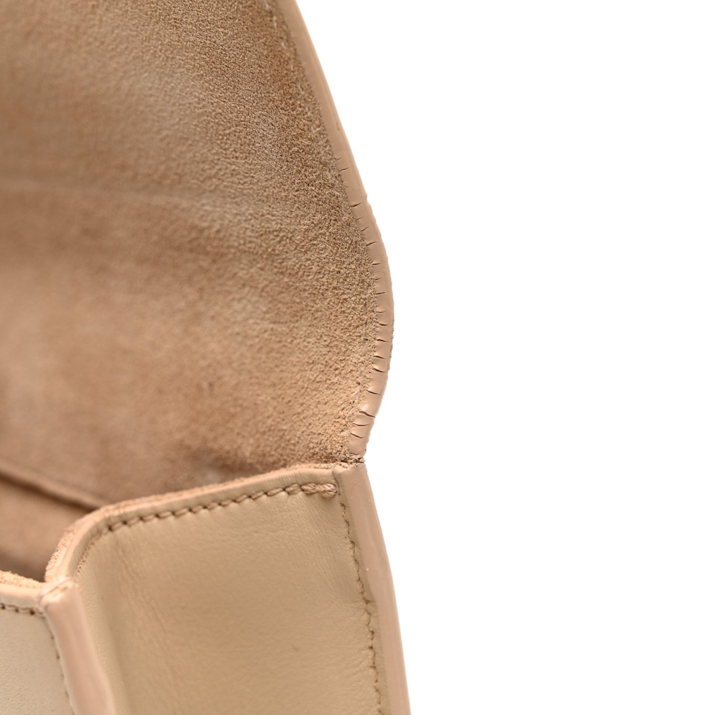 Calfskin Classic Y Ligne Clutch Light Beige