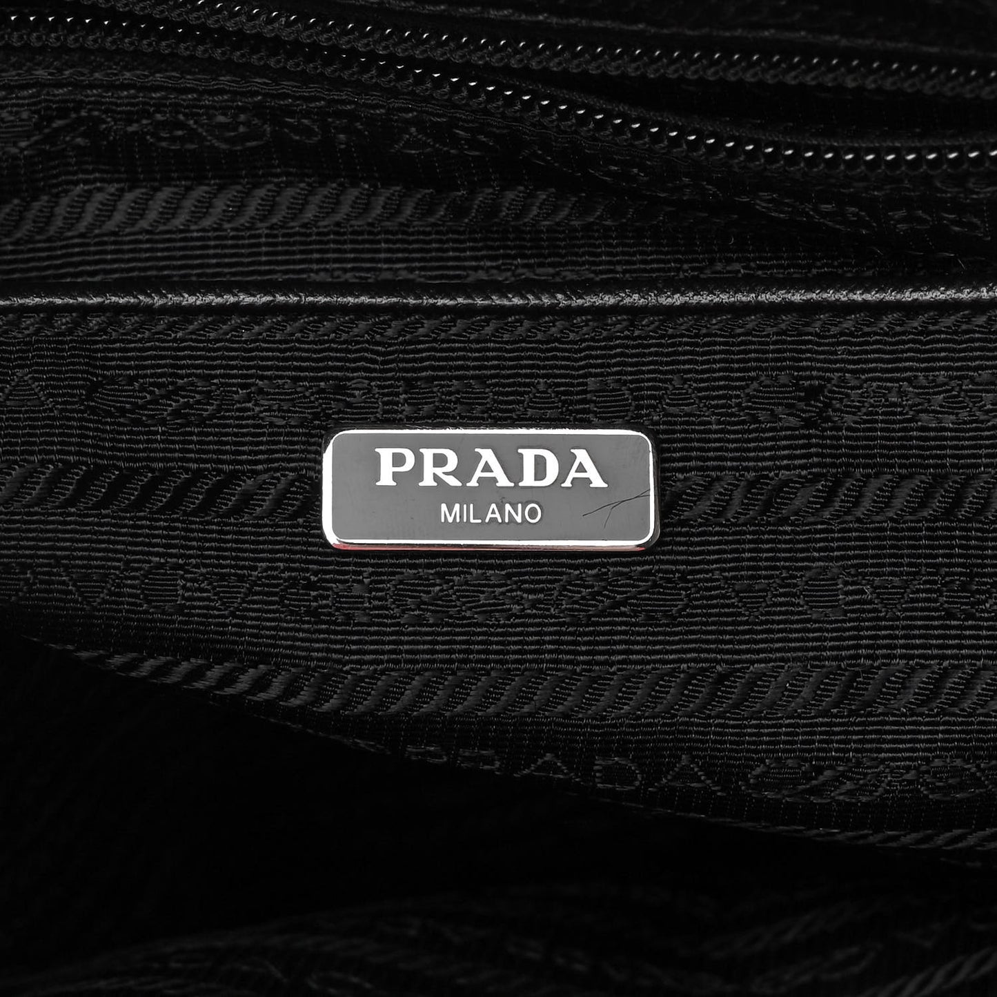 Tessuto Nylon Medium Dome Backpack Black