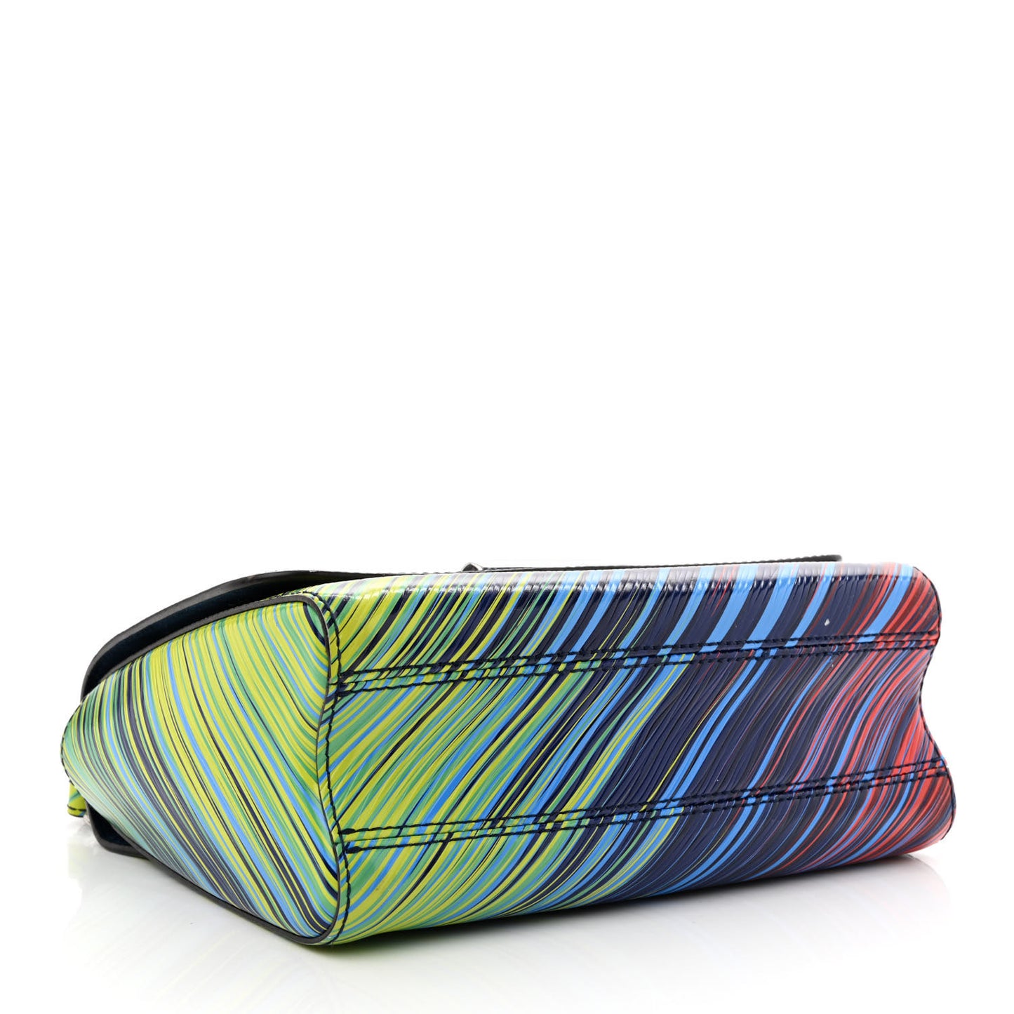 Epi Tropical Twist Shoulder Bag MM Vert Rouge