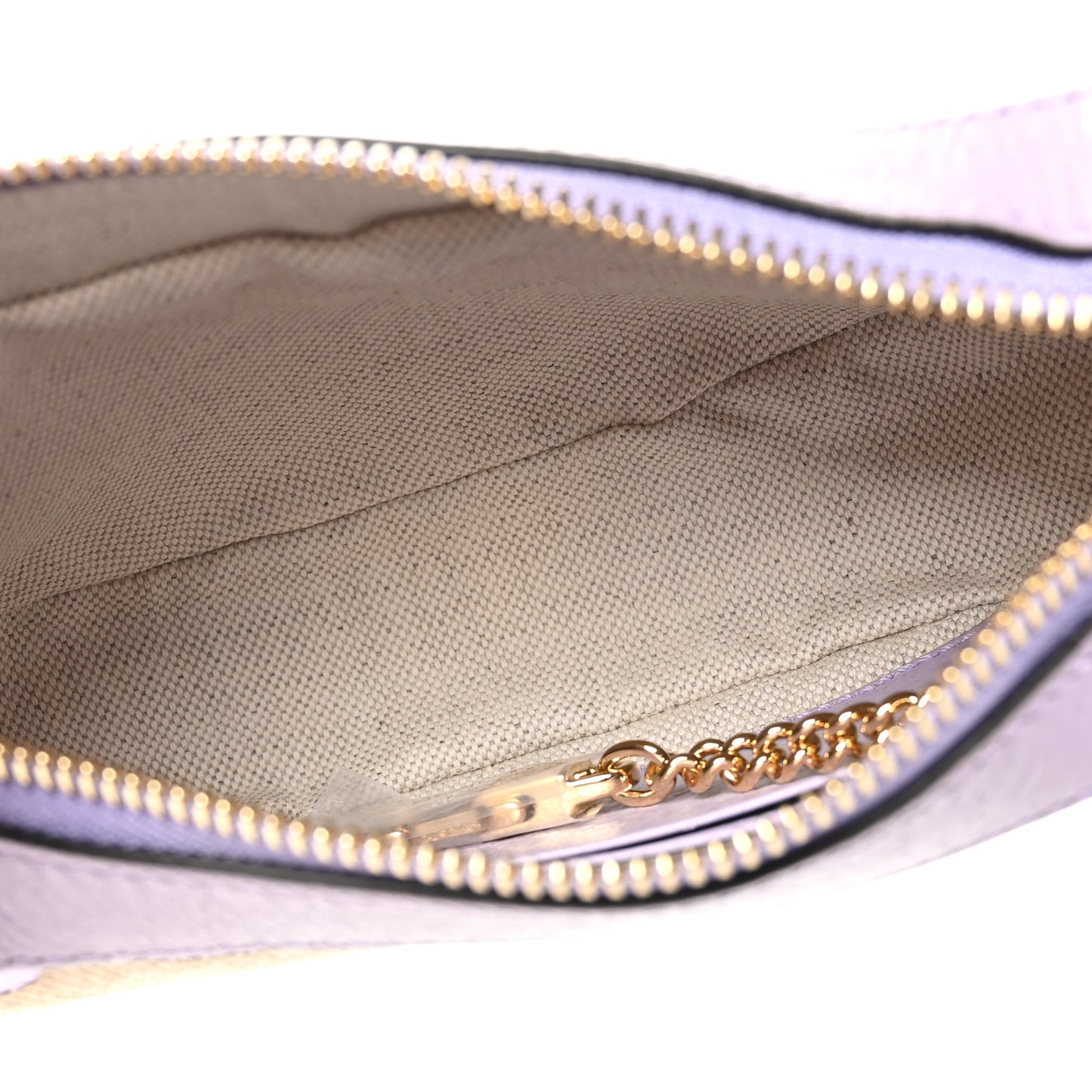 Monogram Jumbo GG Textured Dollar Calfskin Mini Ophidia Half Moon Hobo Beige Lapis