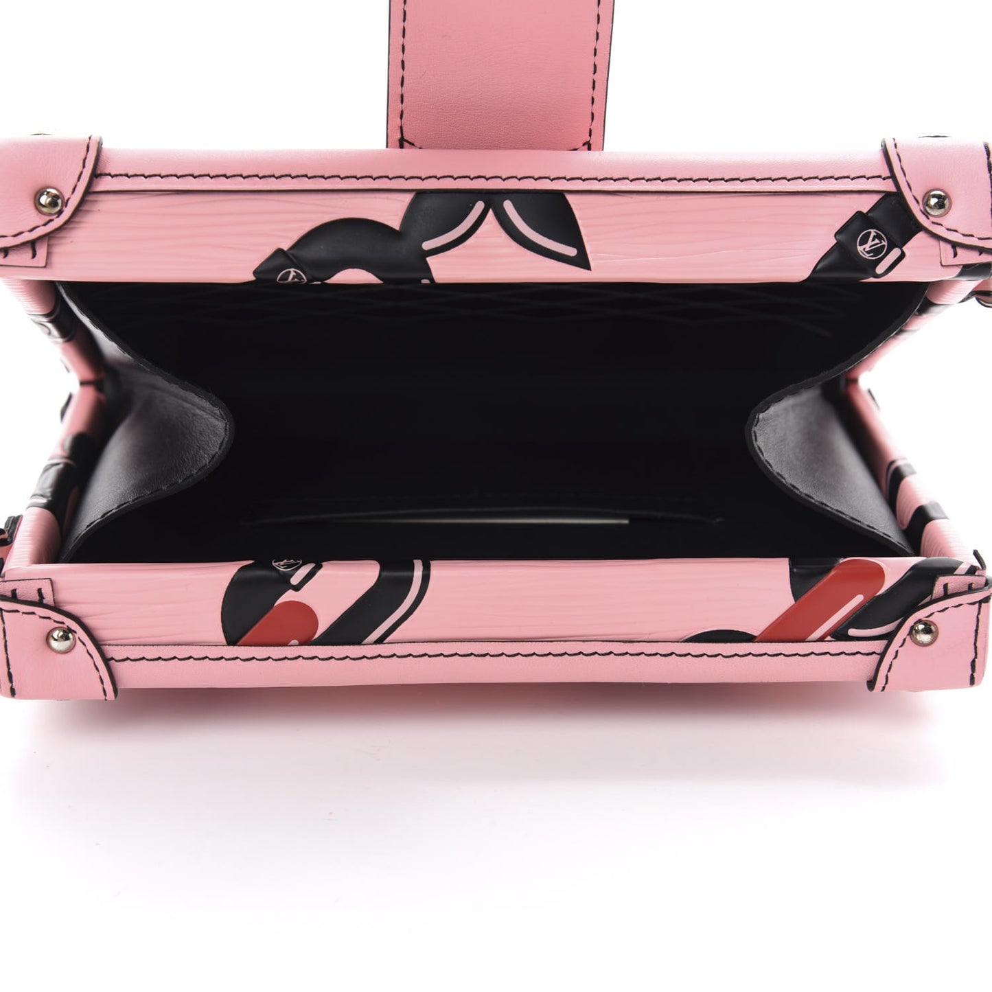 Epi Chain Flower Petite Malle Pink