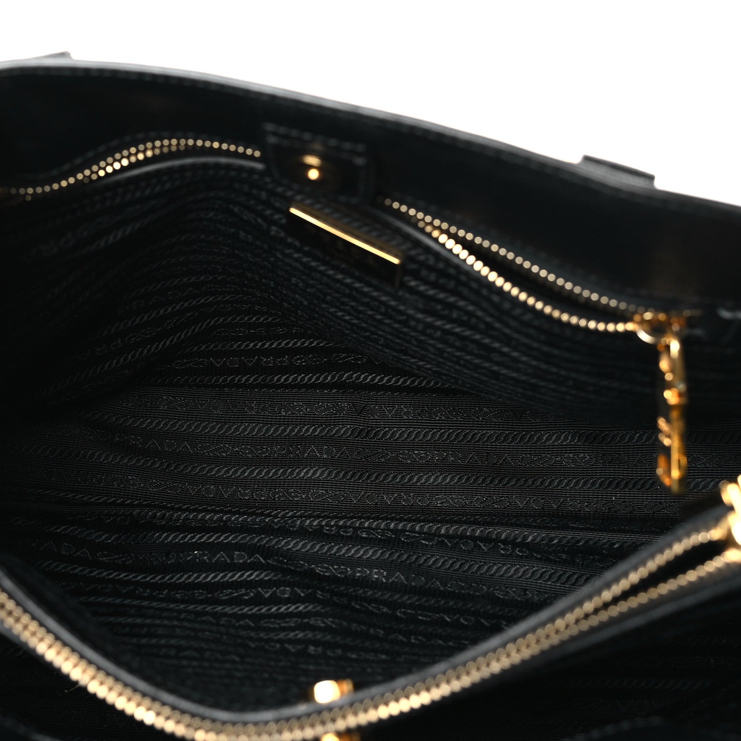 Prada Saffiano Lux Medium Tote Black 6 of 12