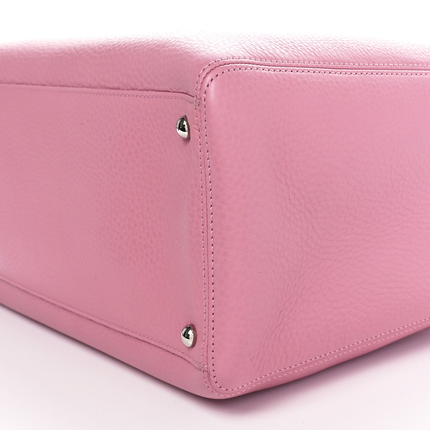 Calfskin Cerf Executive Shopper Tote Pink