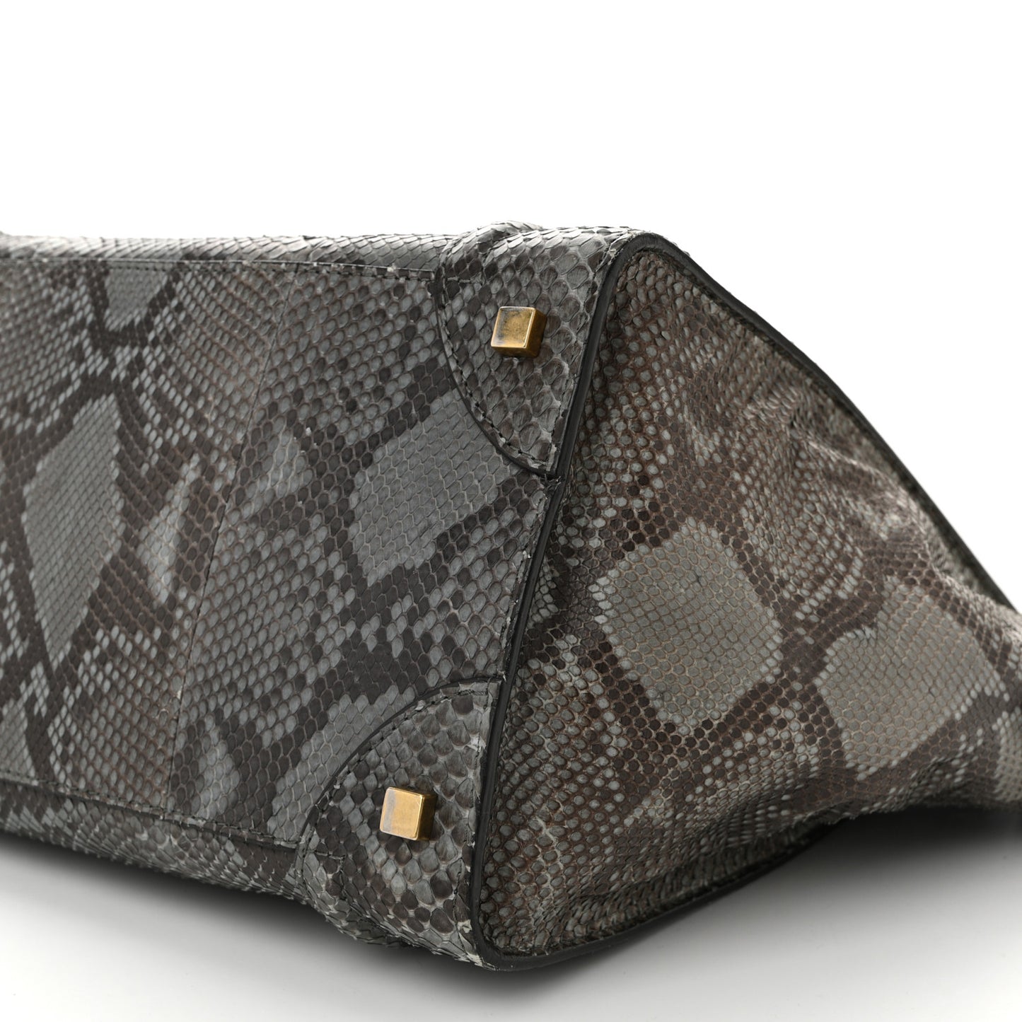 Snakeskin Mini Luggage Grey