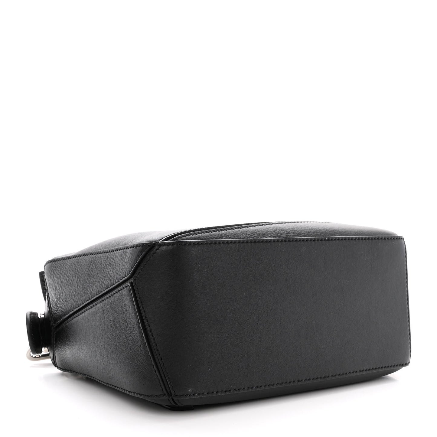 Calfskin Small Puzzle Bag Black