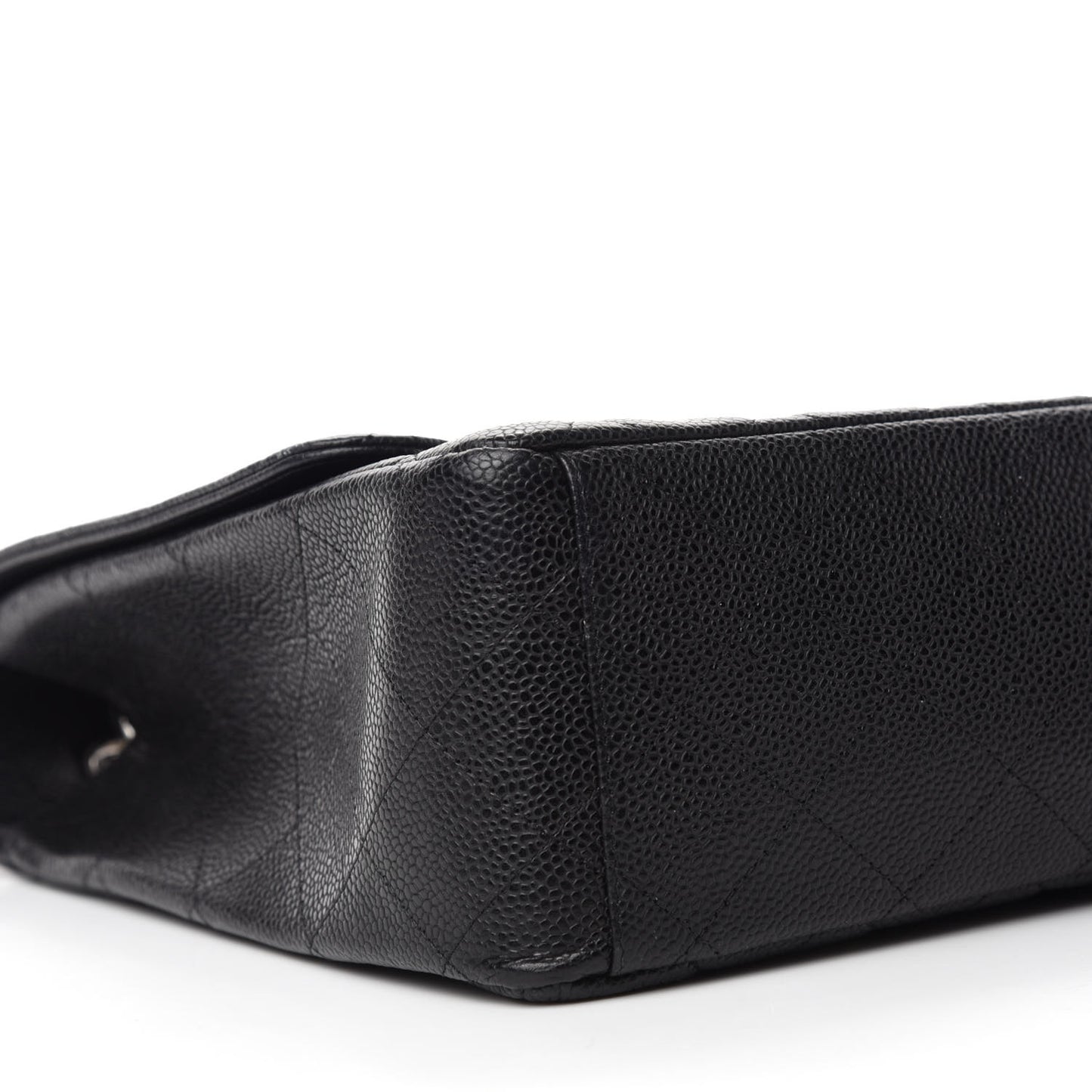 Caviar Quilted Maxi Single Flap Black