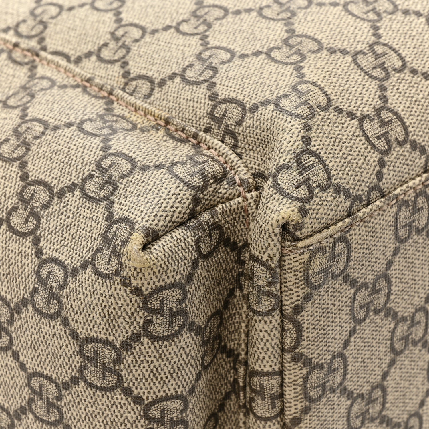 Gucci GG Plus Monogram Messenger Diaper Bag Dark Brown 13 of 15