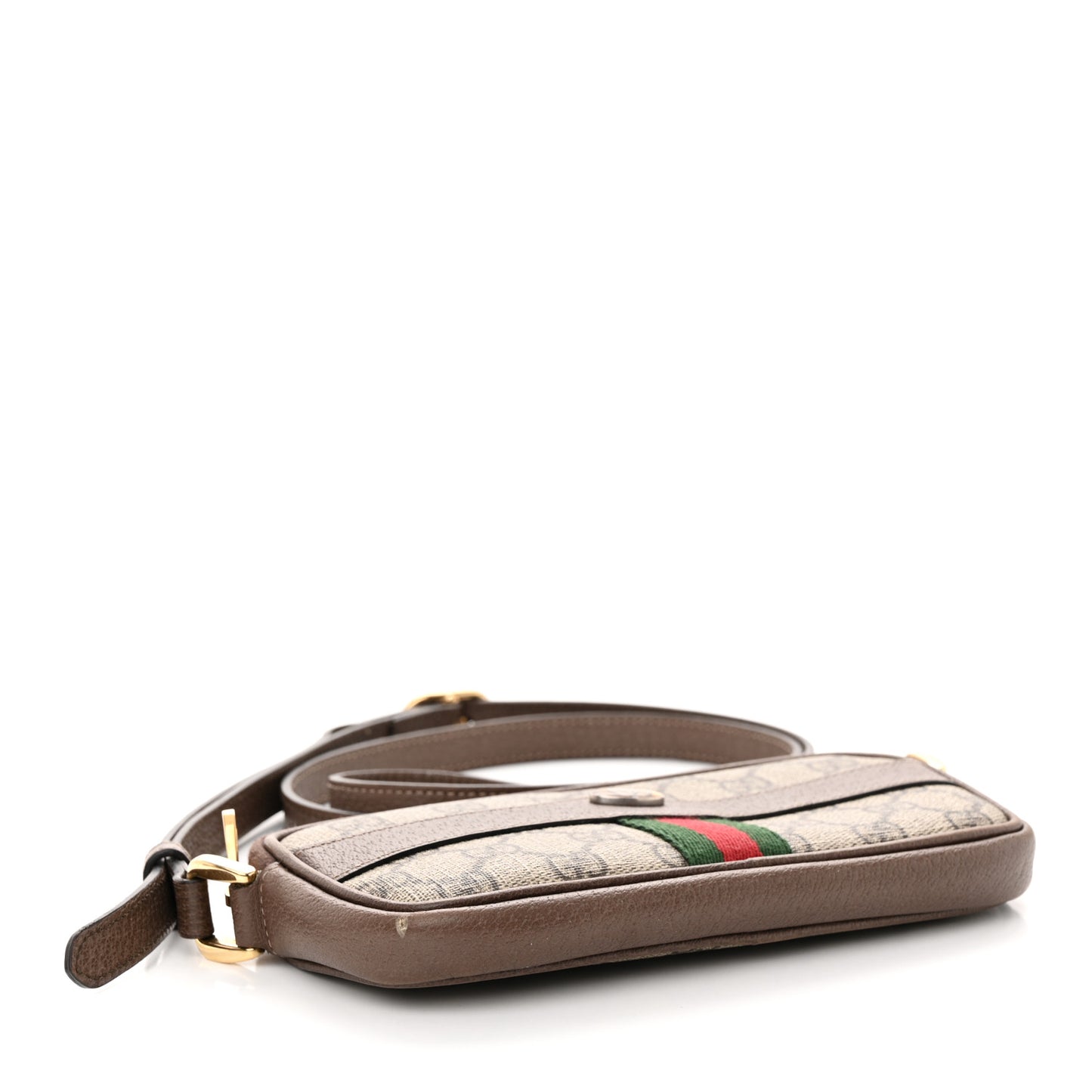 GG Supreme Monogram Web Mini Ophidia GG Bag Brown