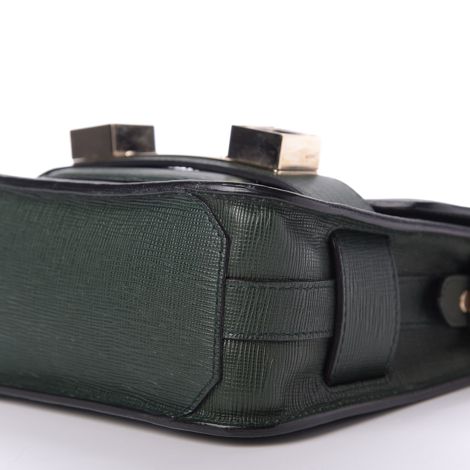 Proenza Schouler Linosa Calfskin Tiny PS11 Classic Shoulder Bag Dark Green 7 of 8
