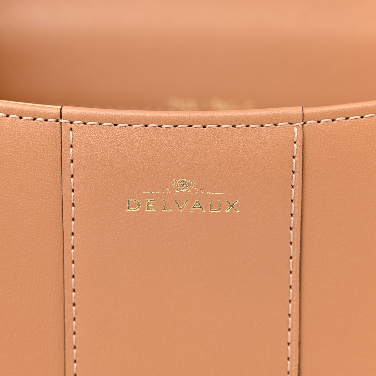 Grained Calfskin Mini Brillant Satchel Nude