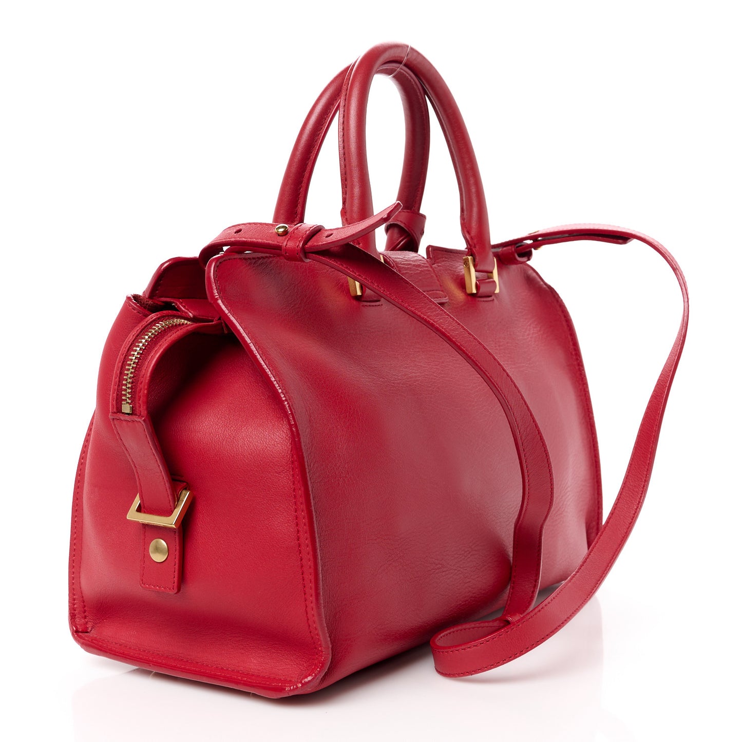 Calfskin Small Classic Y Cabas Red
