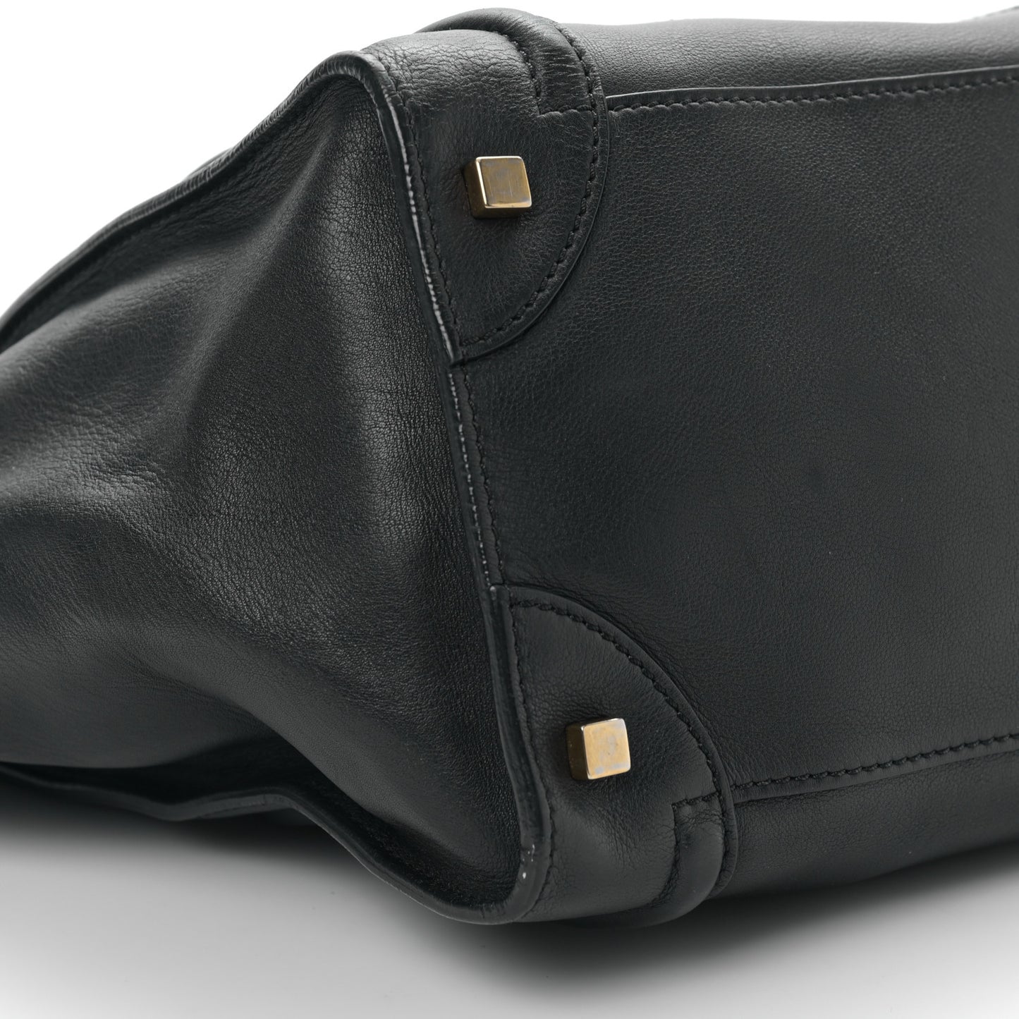 Smooth Calfskin Mini Luggage Black