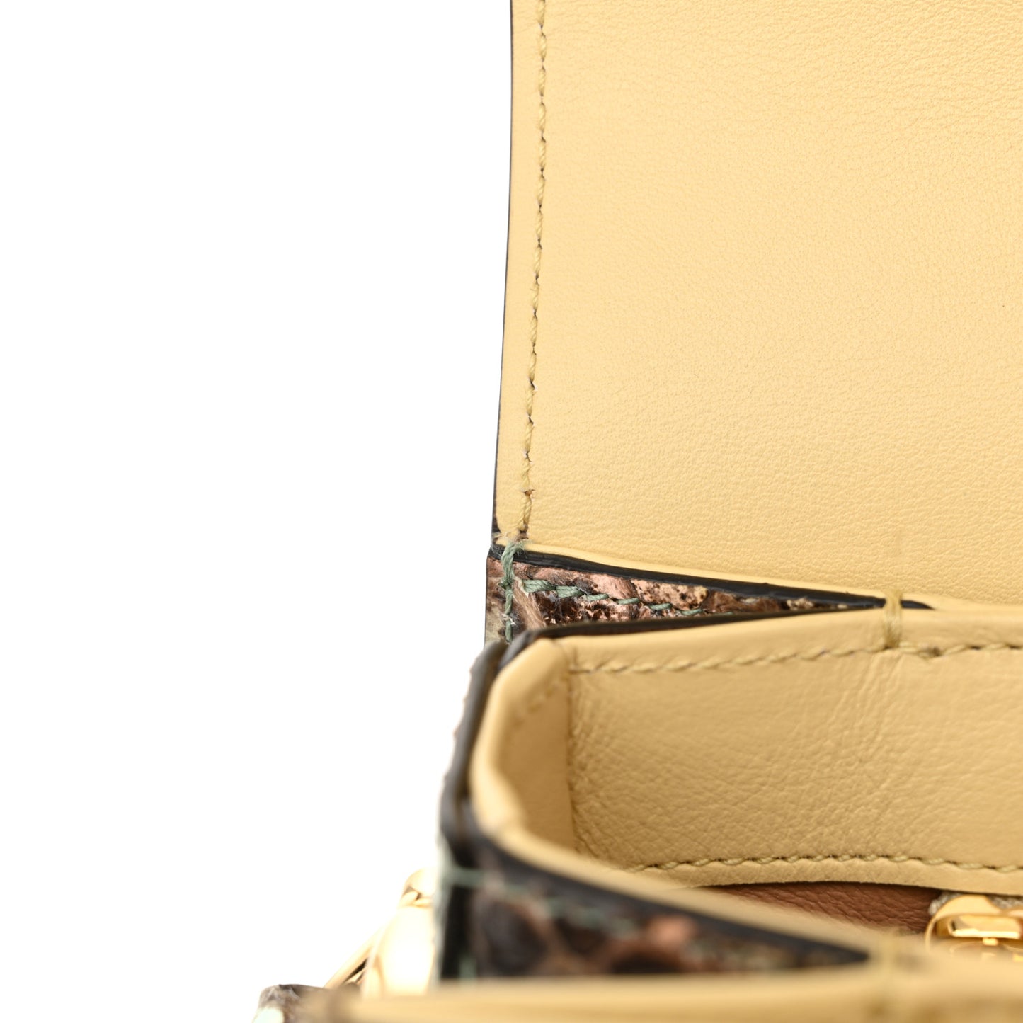 Snakeskin Horsebit 1955 Shoulder Bag Multicolor