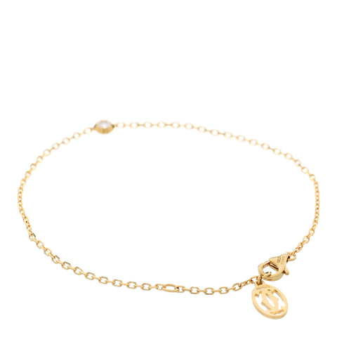18K Yellow Gold Diamond SM D'Amour Bracelet