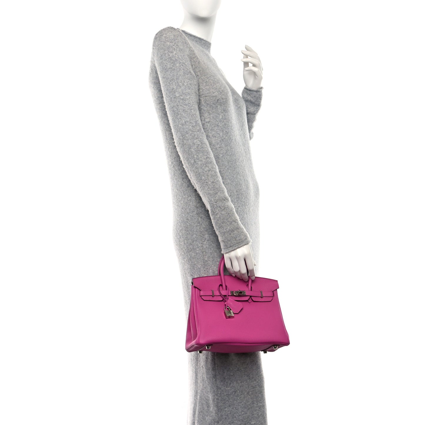Togo Birkin 25 Rose Pourpre